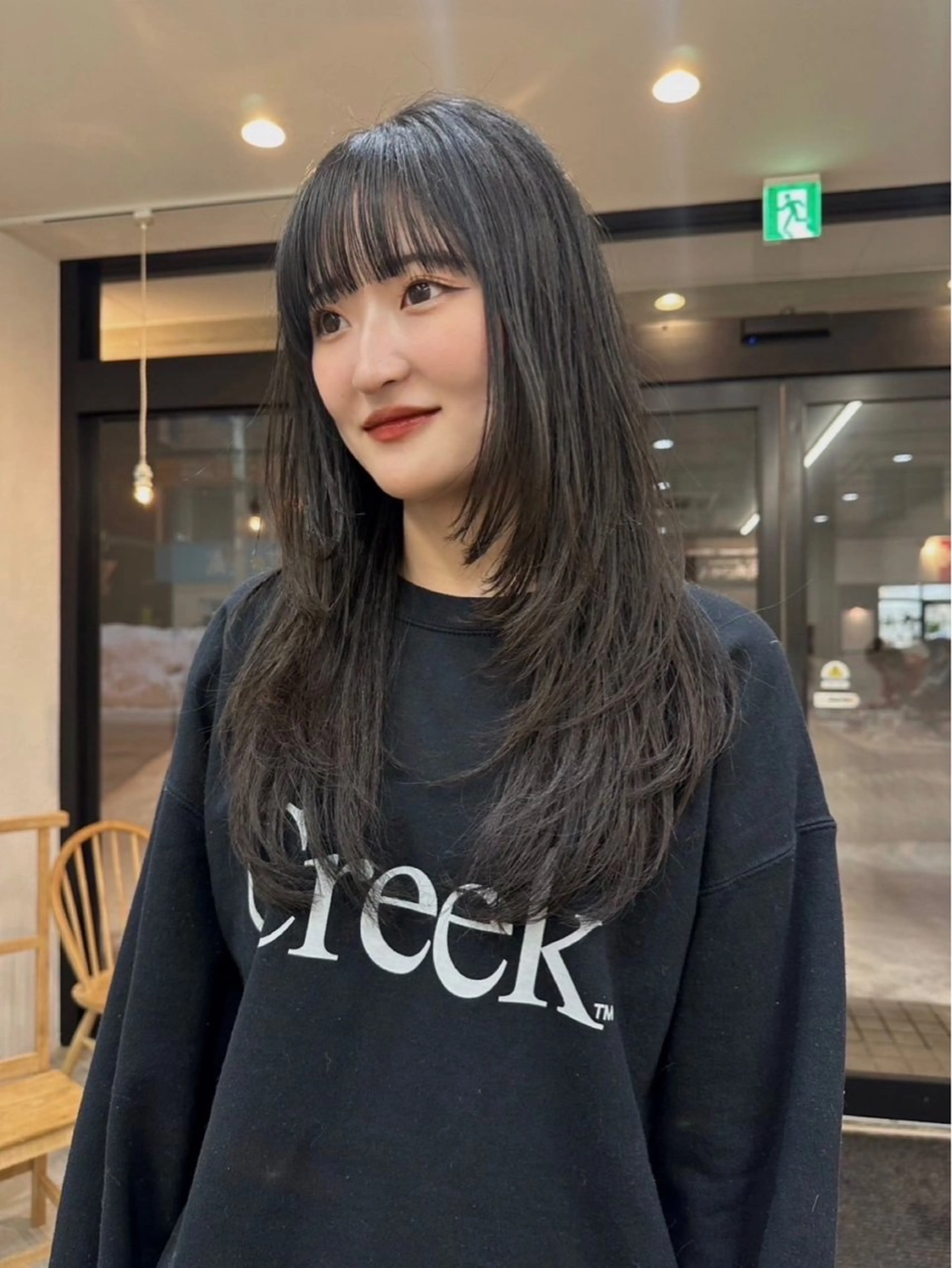 ロング ロングレイヤー レイヤーカット ロング 成澤 凜花のヘアスタイル