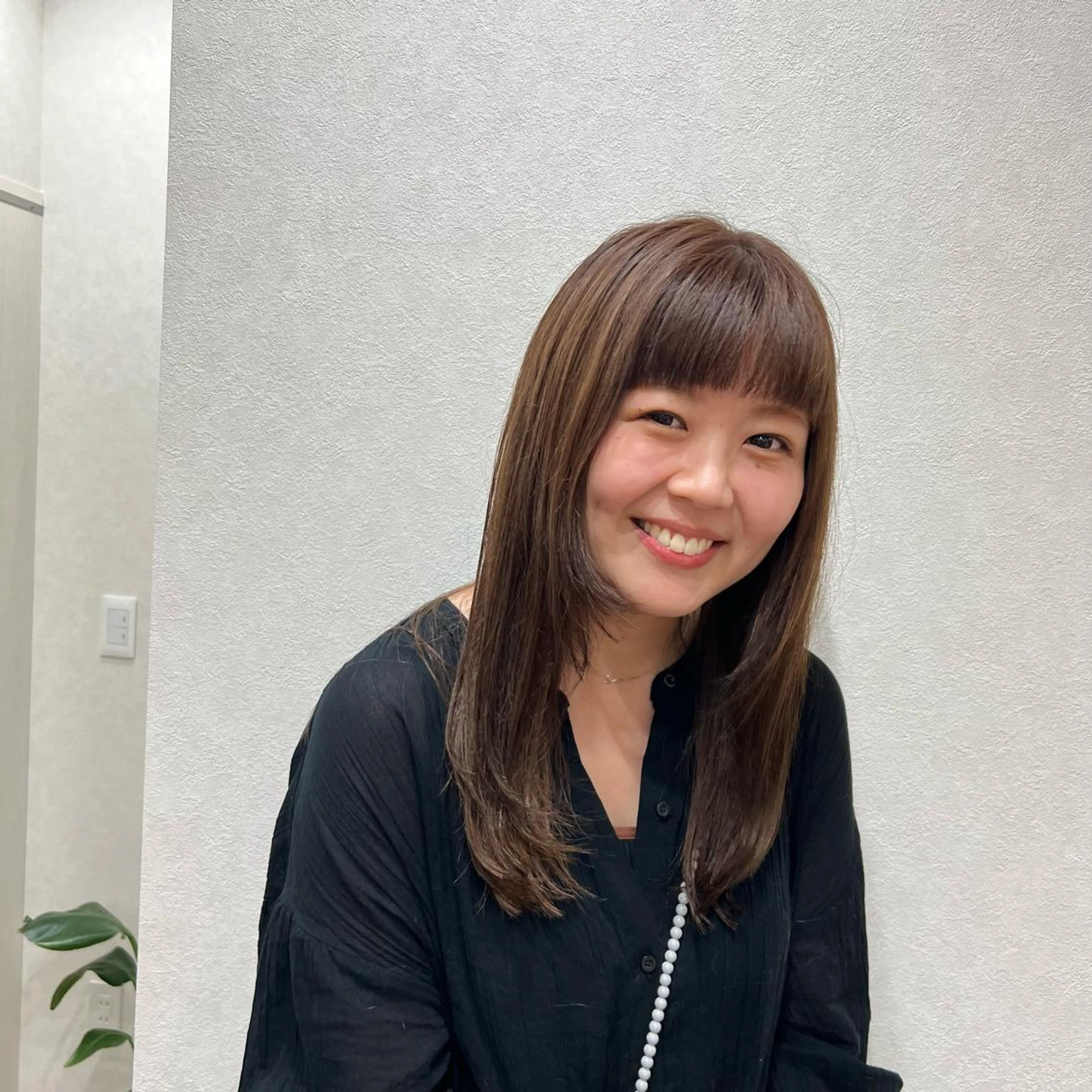 ミディアム アッシュ 🍇おぐら めぐみ🍇のヘアスタイル