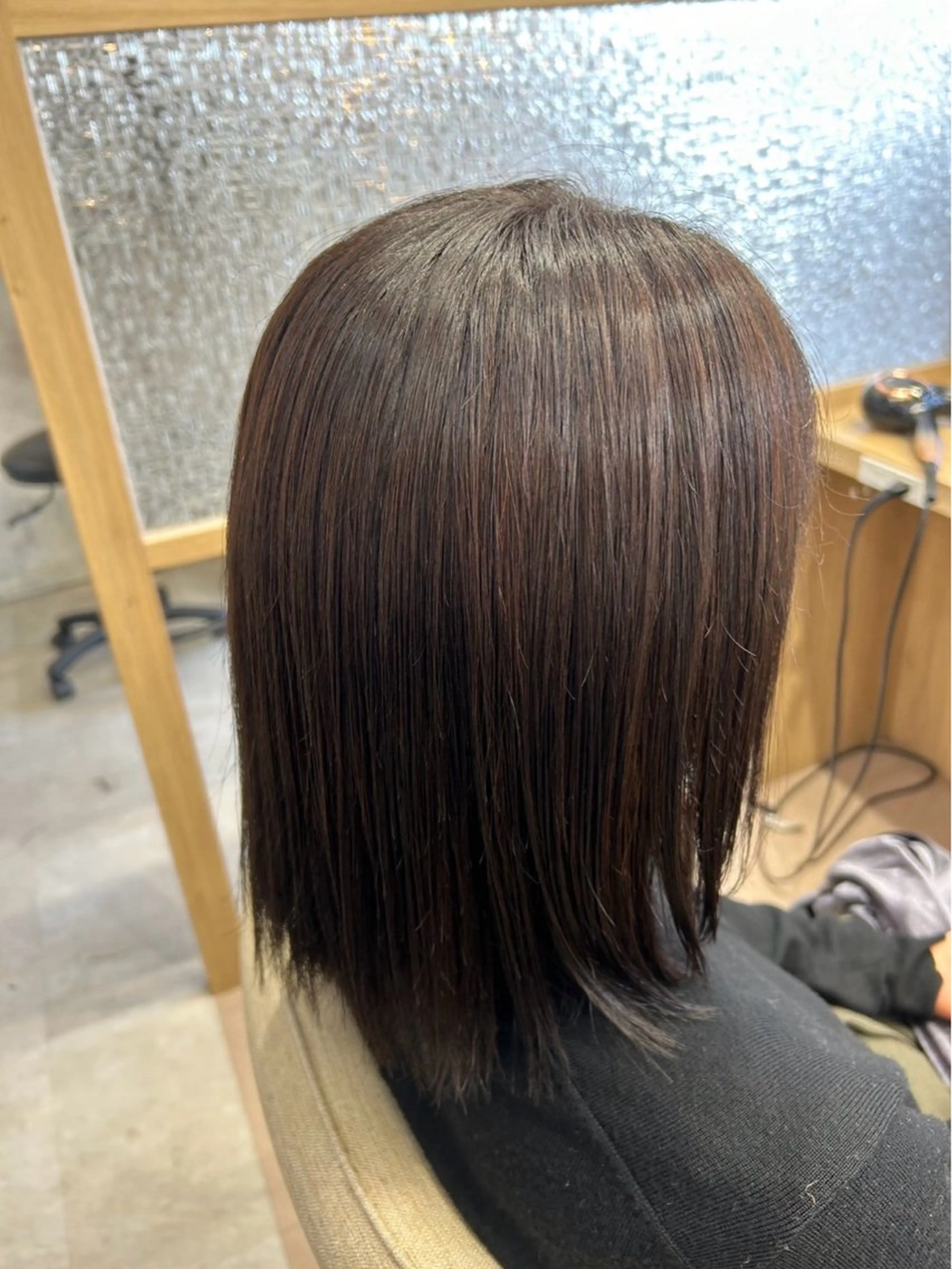 ミディアム ハイトーン/推しカラ ー⛓💜ゆららのヘアスタイル