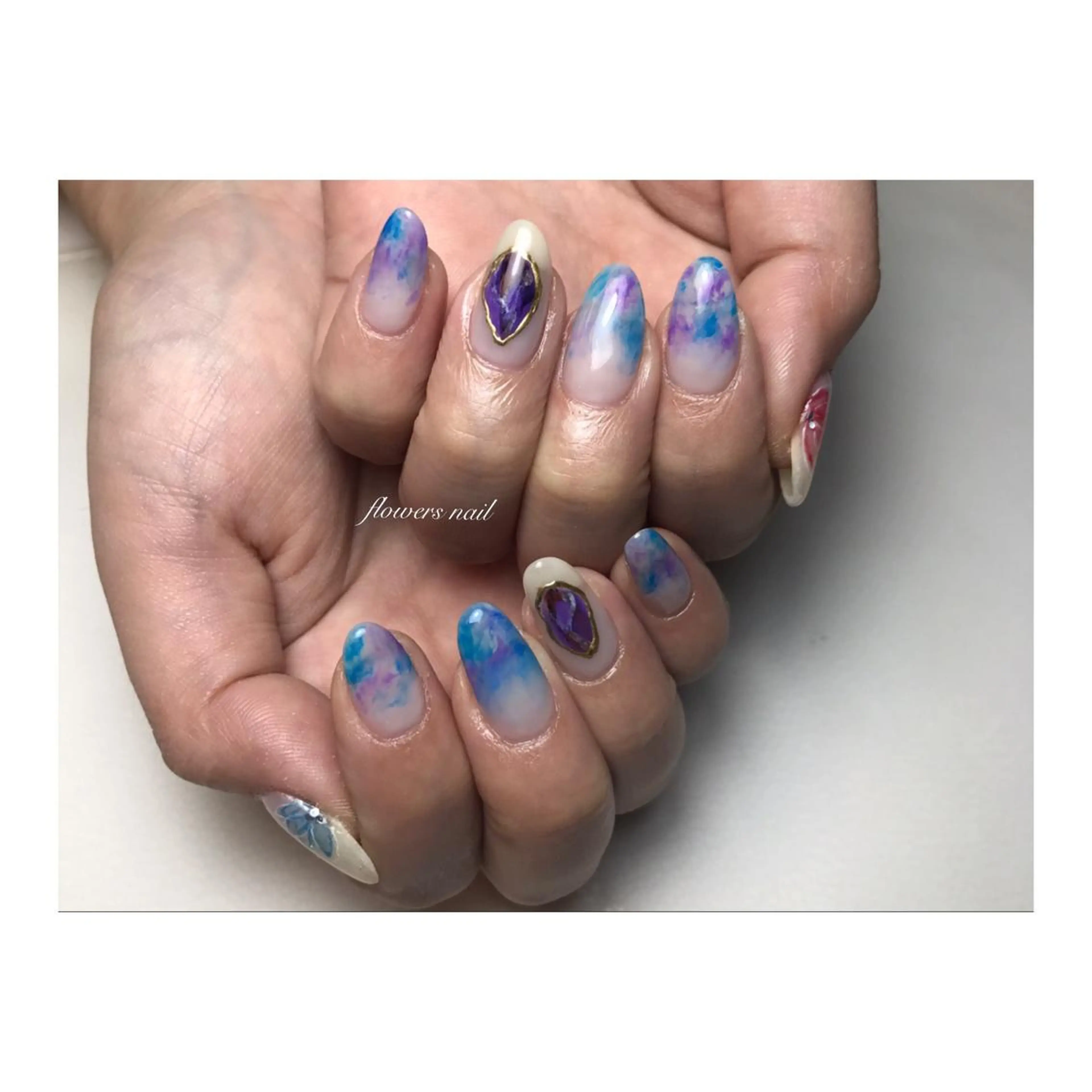 ネイル アートネイル flowers nailのネイルデザイン