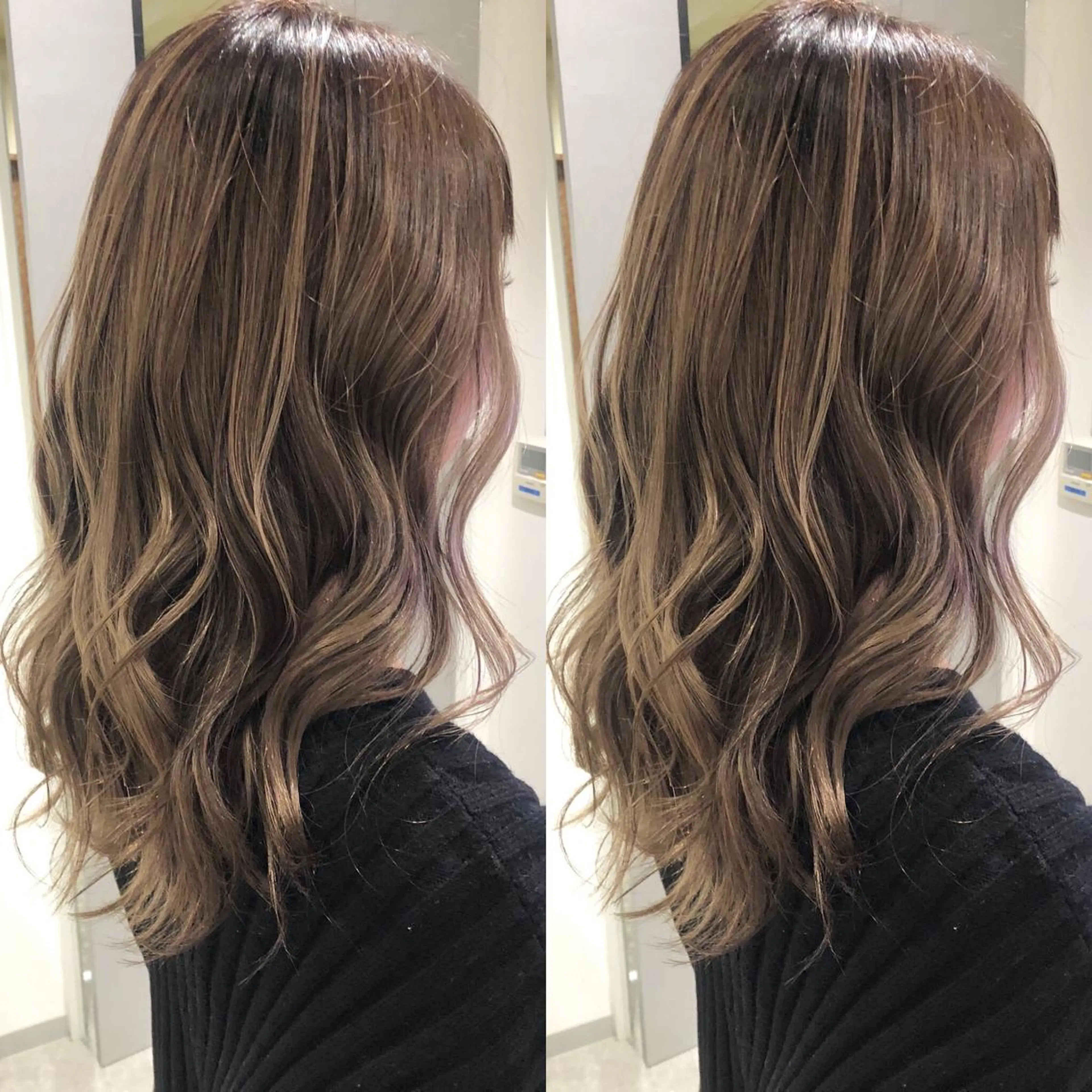 ミディアム カラー カット ヘアカラー トリートメント JILBLAN京都 ショート/ハイライトのヘアスタイル