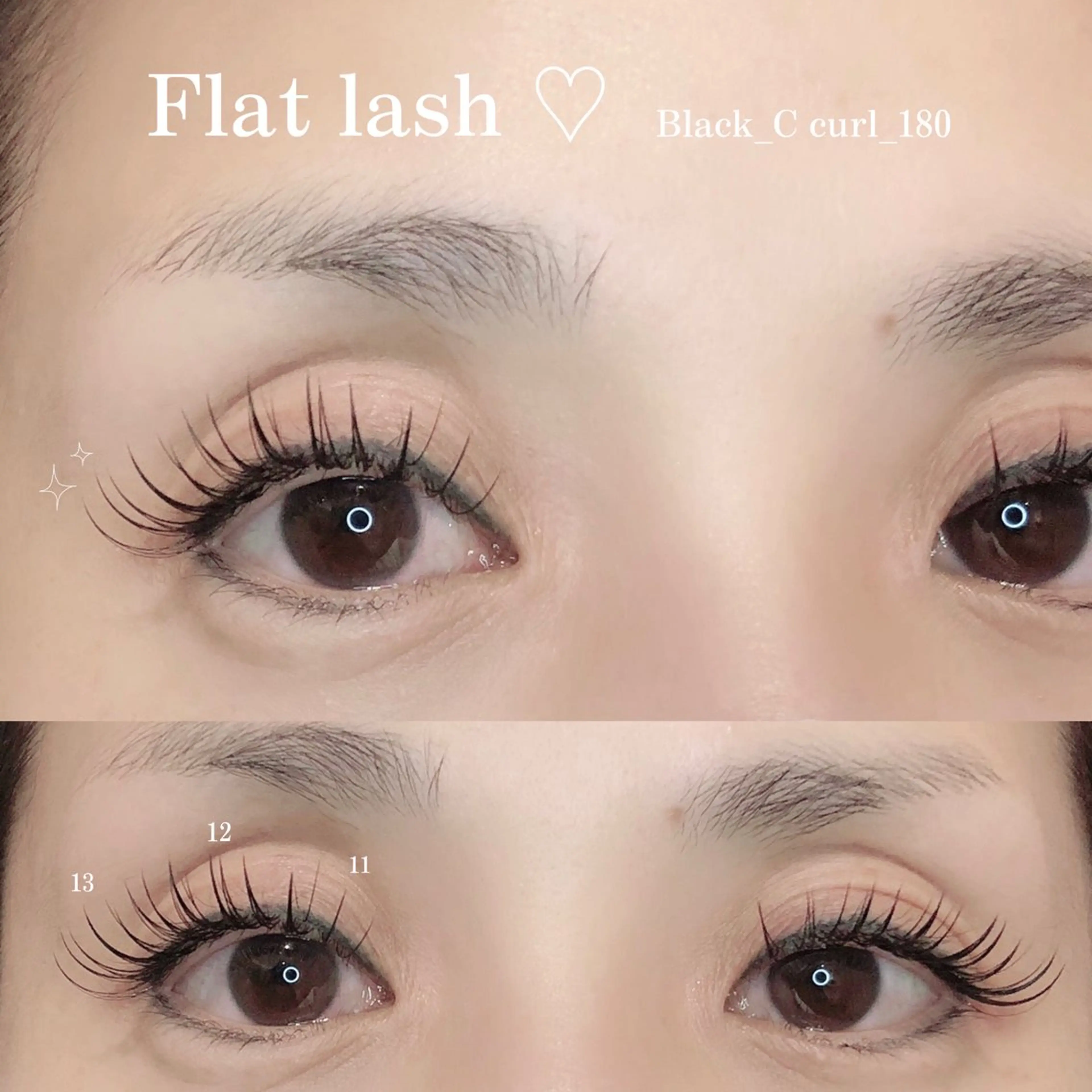 マツエク・マツパ フラットラッシュ minion蕨店所属・akari :minion蕨店のマツエク・マツパデザイン