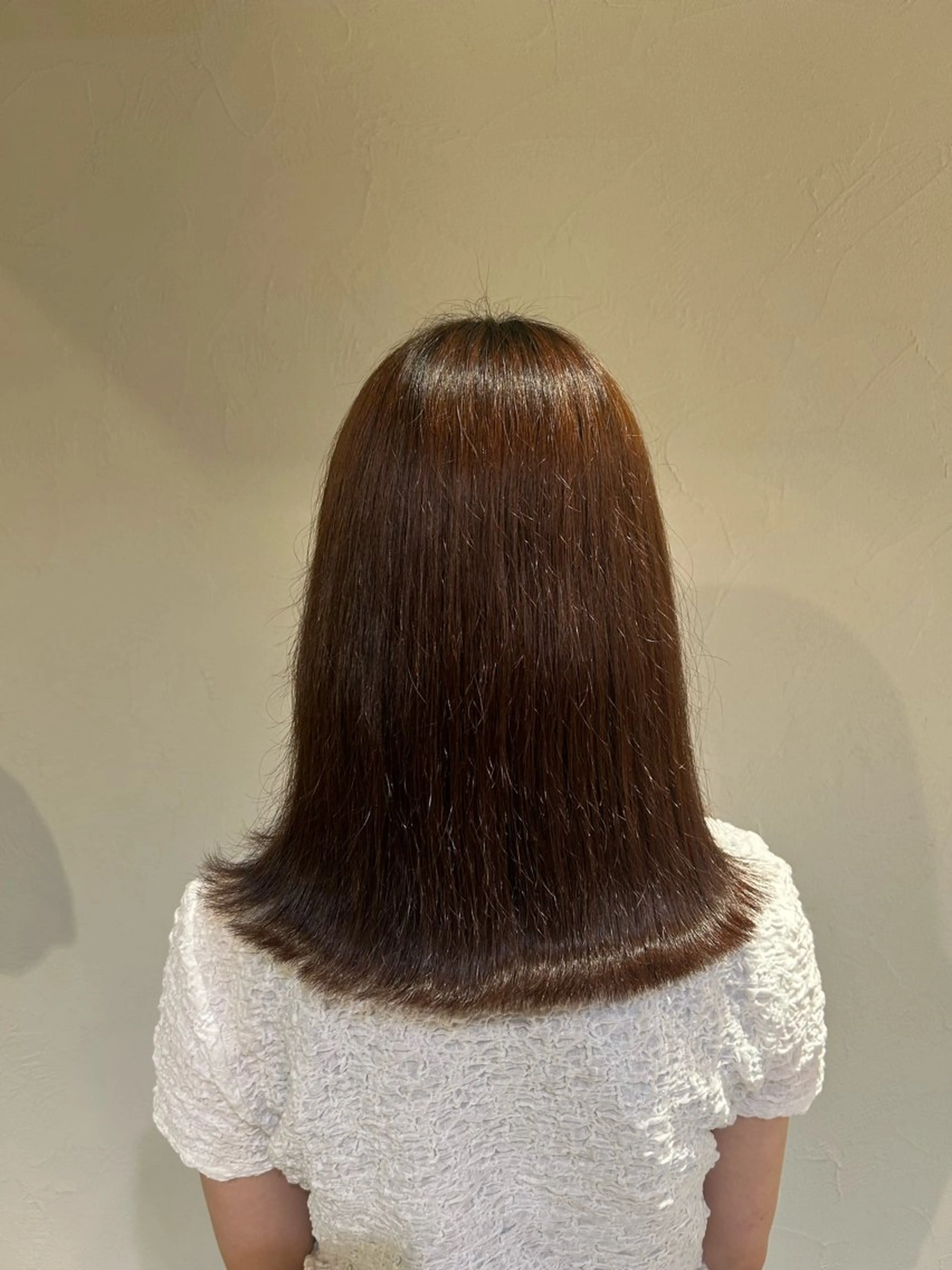 ミディアム 外ハネヘア liberal所属・佐々木 美有/箕面美容室のヘアスタイル