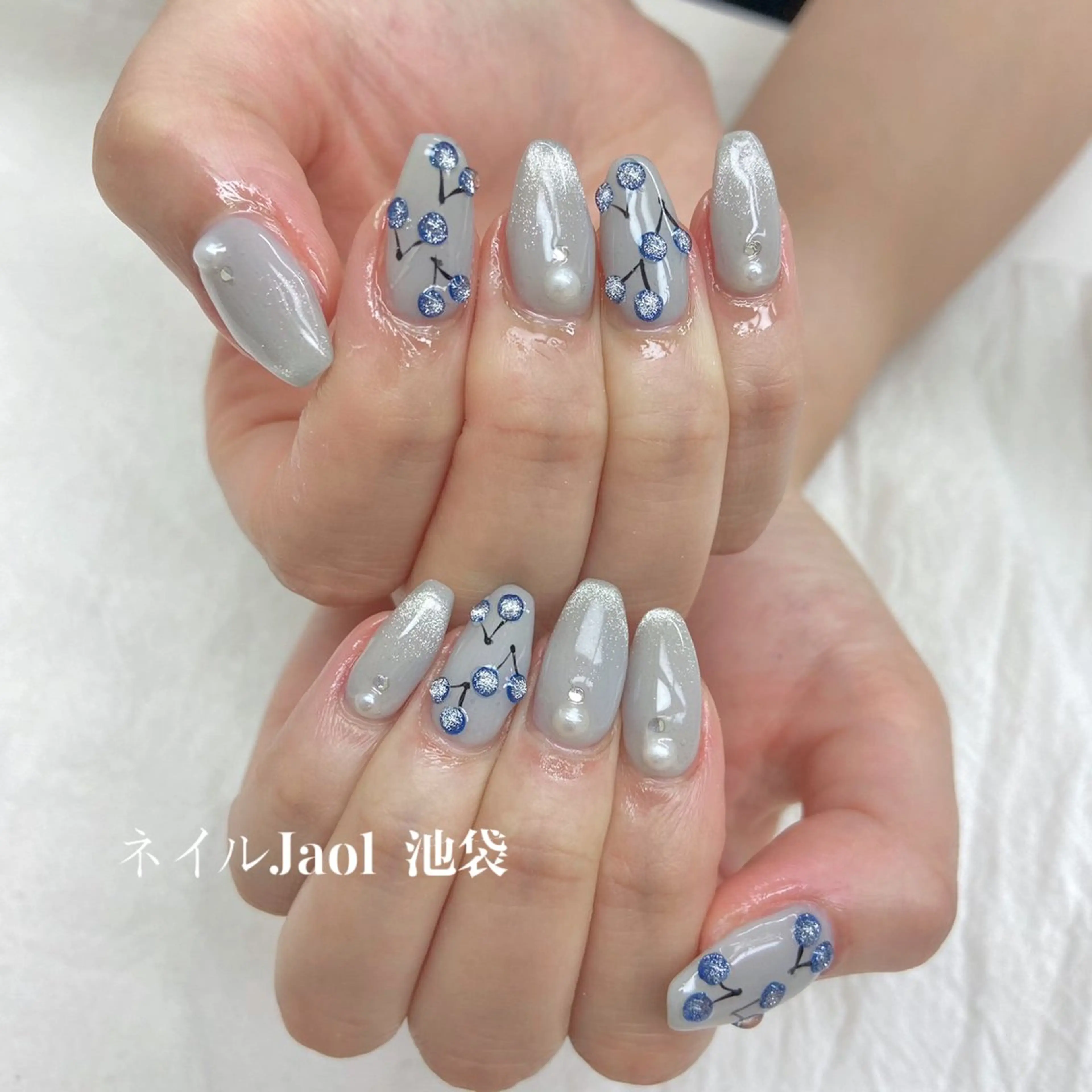 ミディアム ハンドネイル nail jaol池袋店所属・ネイルJaol 池袋のネイルデザイン