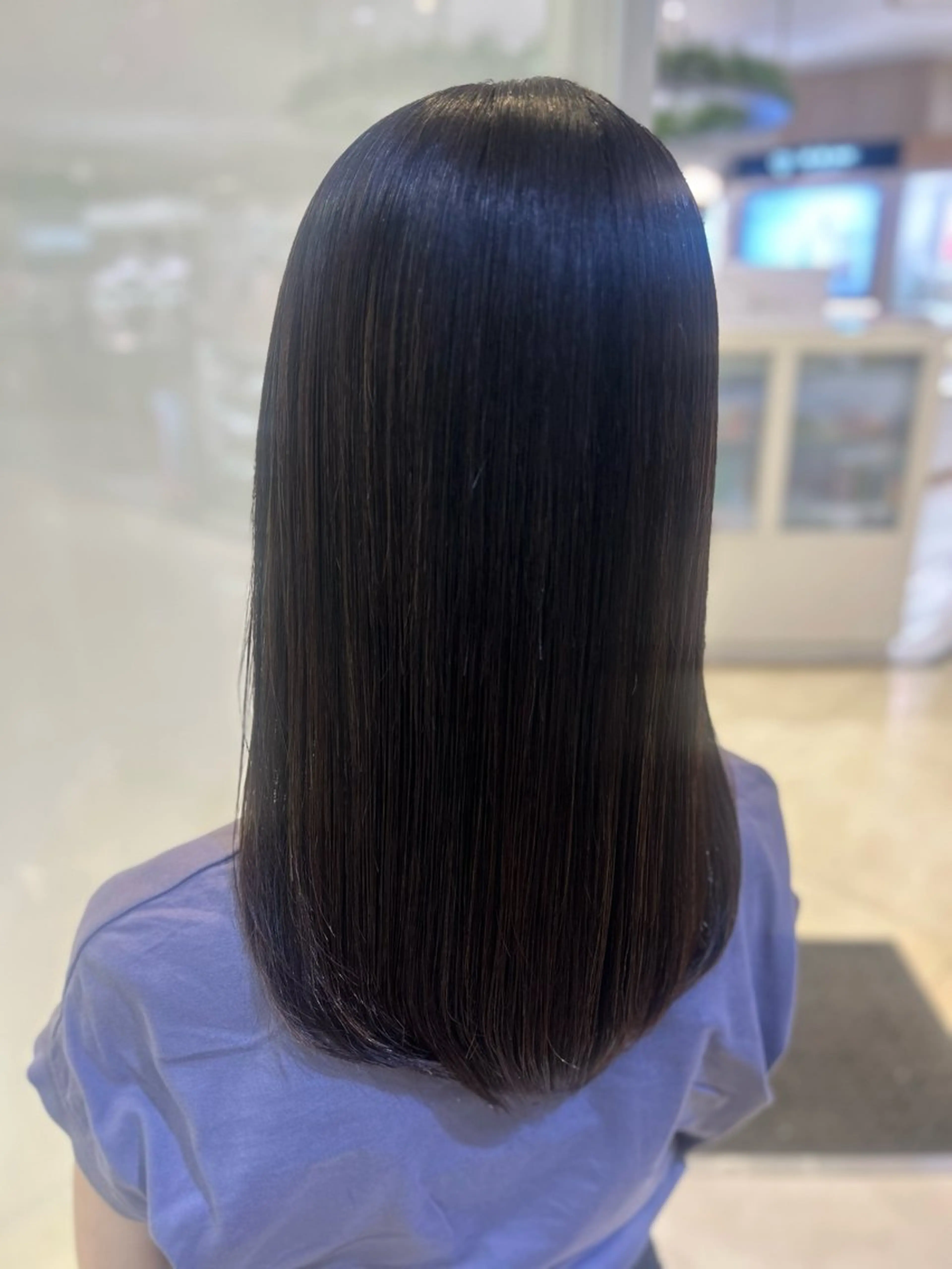 ロング カラー カット ヘアカラー トリートメント 艶質改善/縮毛矯正 ササキナツミのヘアスタイル