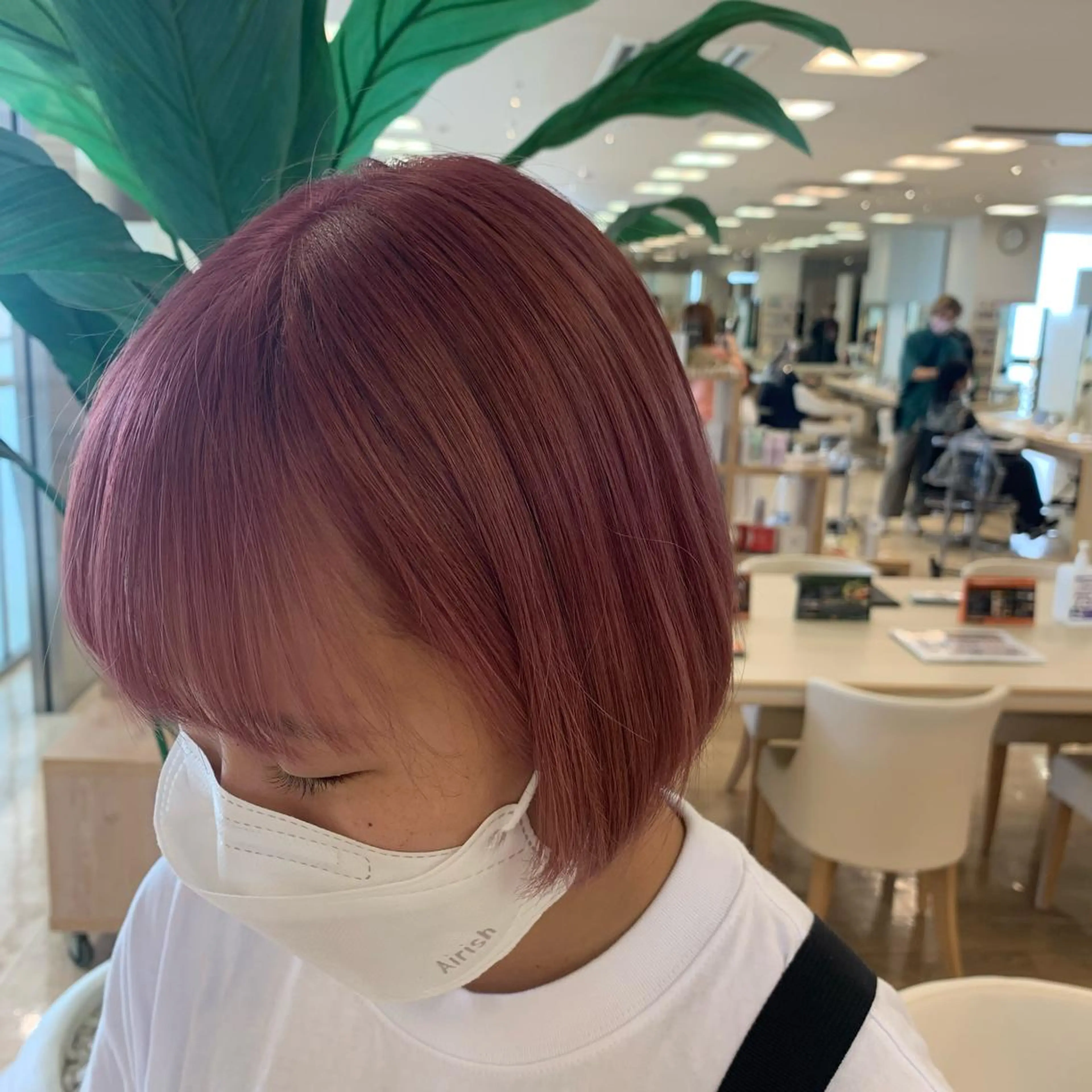 ショート カラー カット ヘアカラー トリートメント m i k u🕊️ 韓国レイヤー/暖色のヘアスタイル