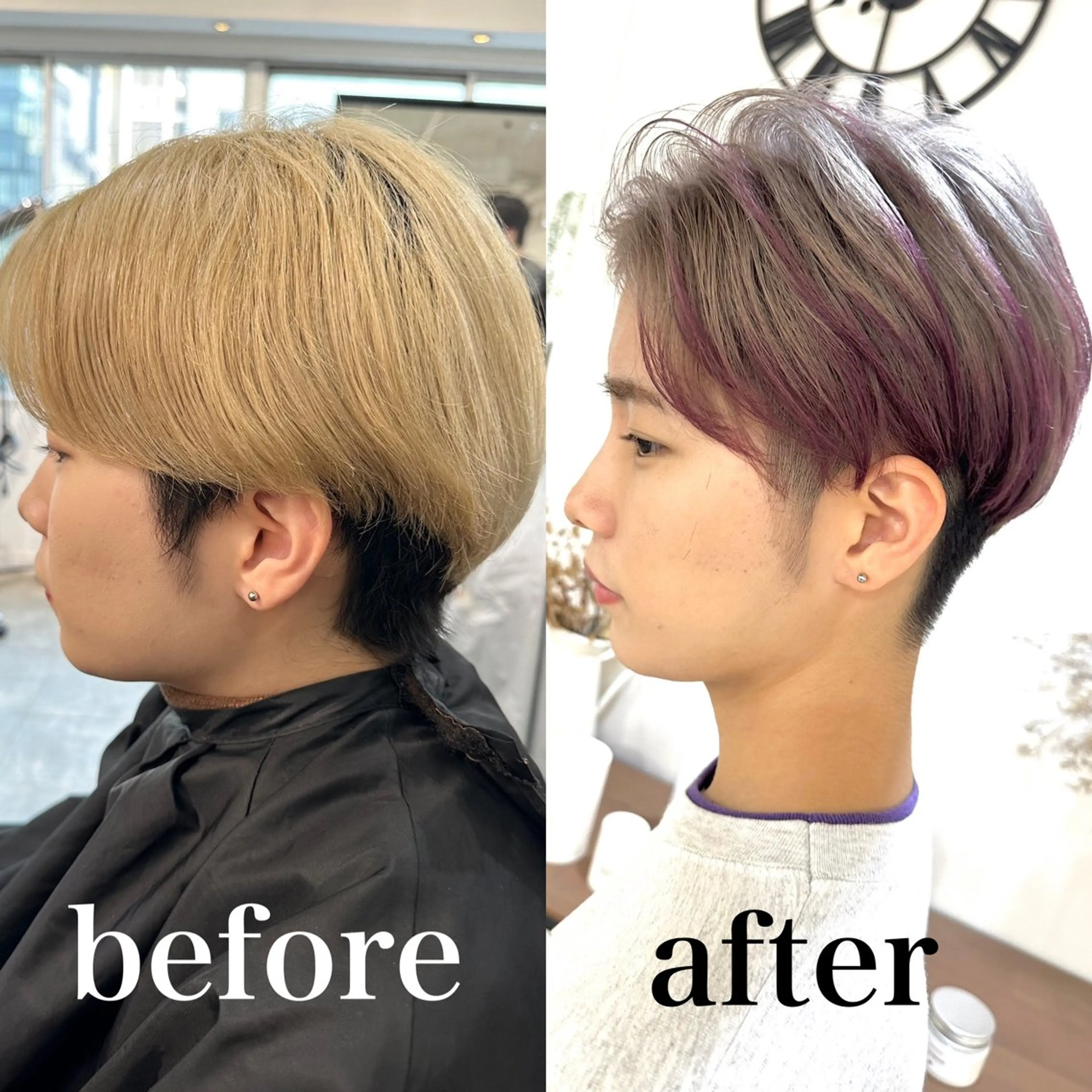 カラー メンズ 【バレイヤージュ】 kentoのヘアスタイル