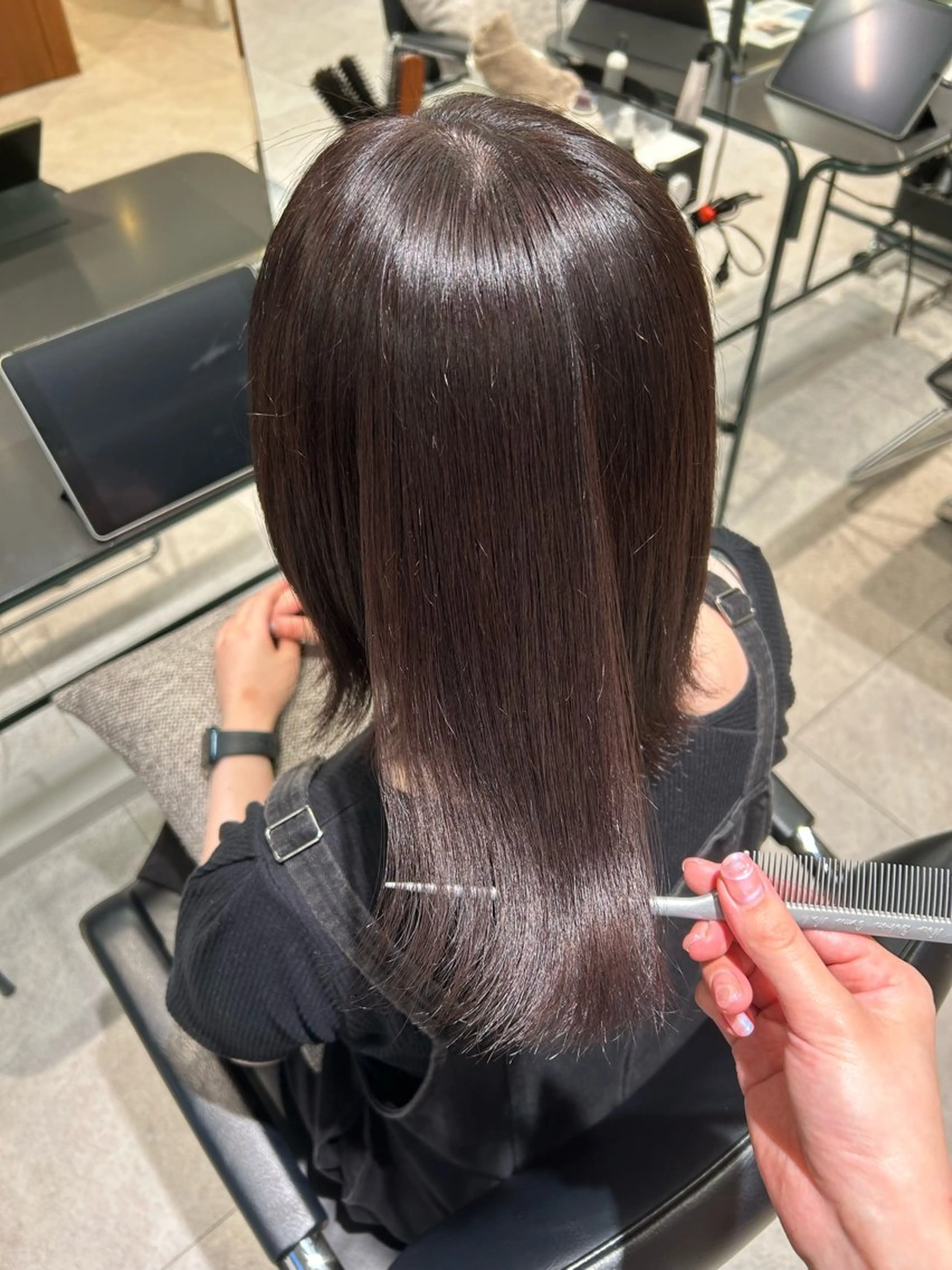 ミディアム カラー FILMS haru 暖色カラーのヘアスタイル