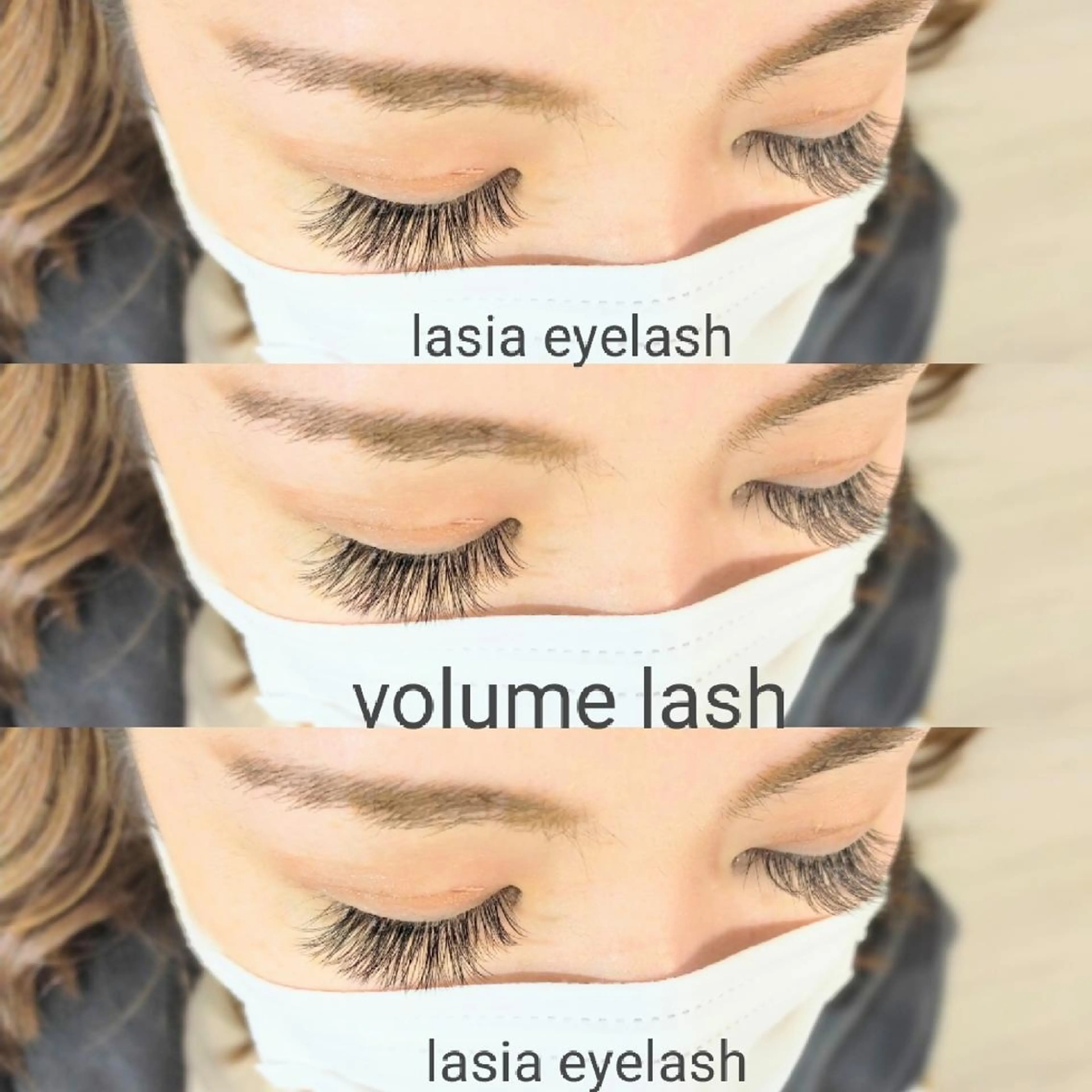 マツエク・マツパ ボリュームラッシュ Lasia eyelash&nail所属・eyelash*** yukariのマツエク・マツパデザイン