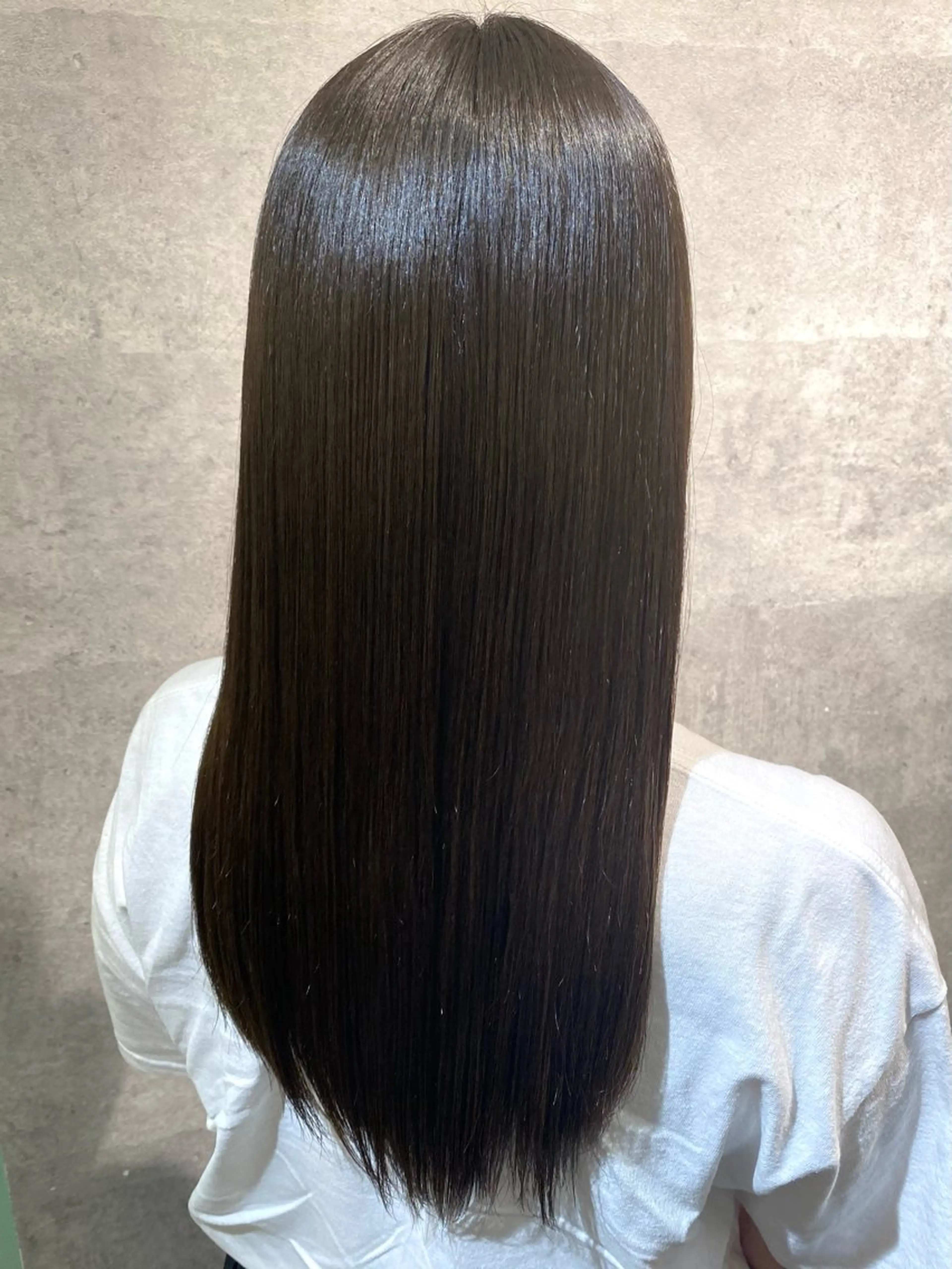 ロング カラー 縮毛矯正 カット ヘアカラー 縮毛矯正 トリートメント LATTE所属・垢抜け顔周り／韓国 ヘア𝑺𝒂𝒌𝒊のヘアスタイル