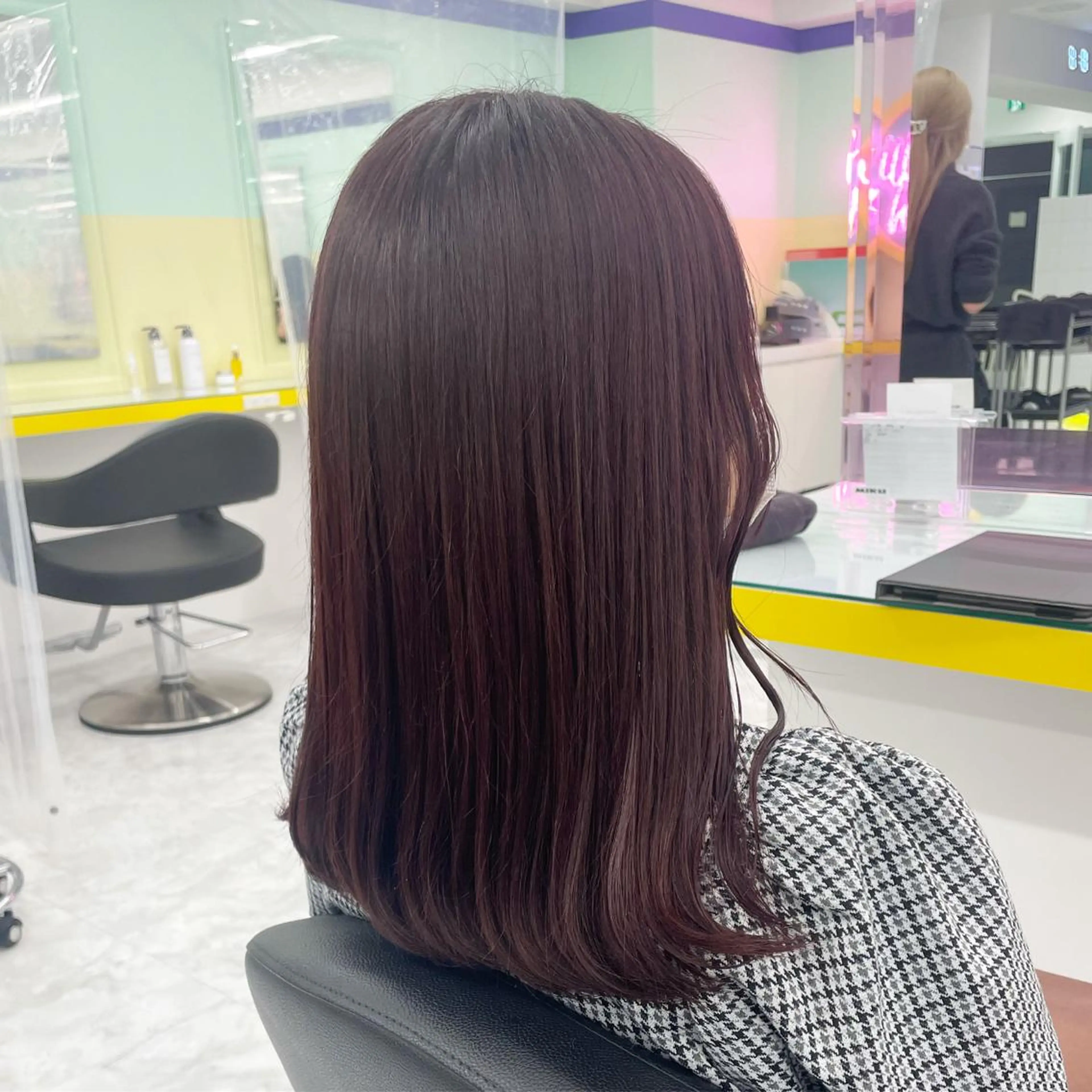 ミディアム ピンクラベンダー ヘアカラー トリートメント ヘアセット GO TODAY SHAiR SALON所属・🤍韓国トレンド ヘア🤍miku🤍のヘアスタイル