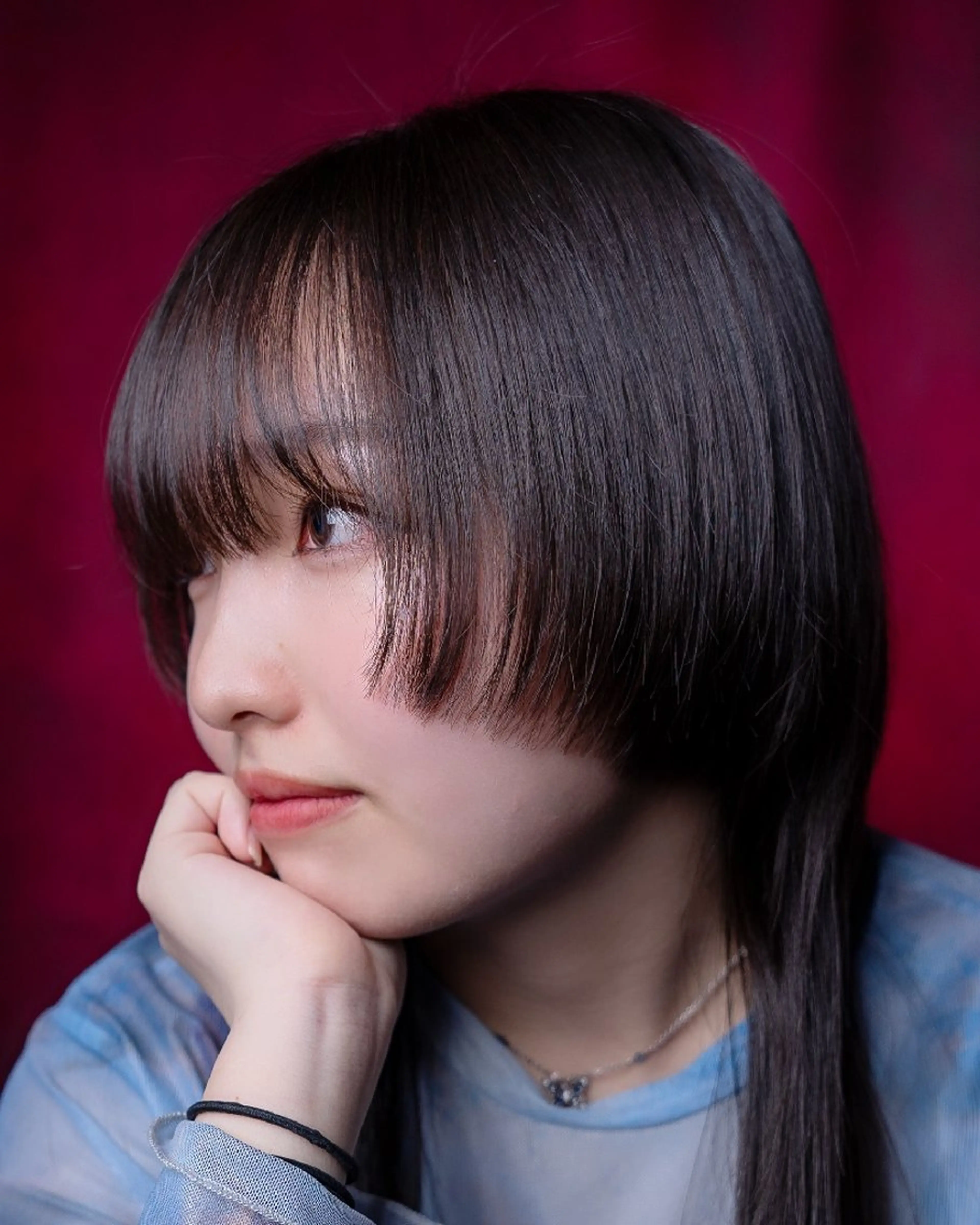 ロング カラー バレイヤージュ ブリーチ イヤリングカラー グラデーションカラー グレージュ Loop for hair所属・松尾 泰伸のヘアスタイル