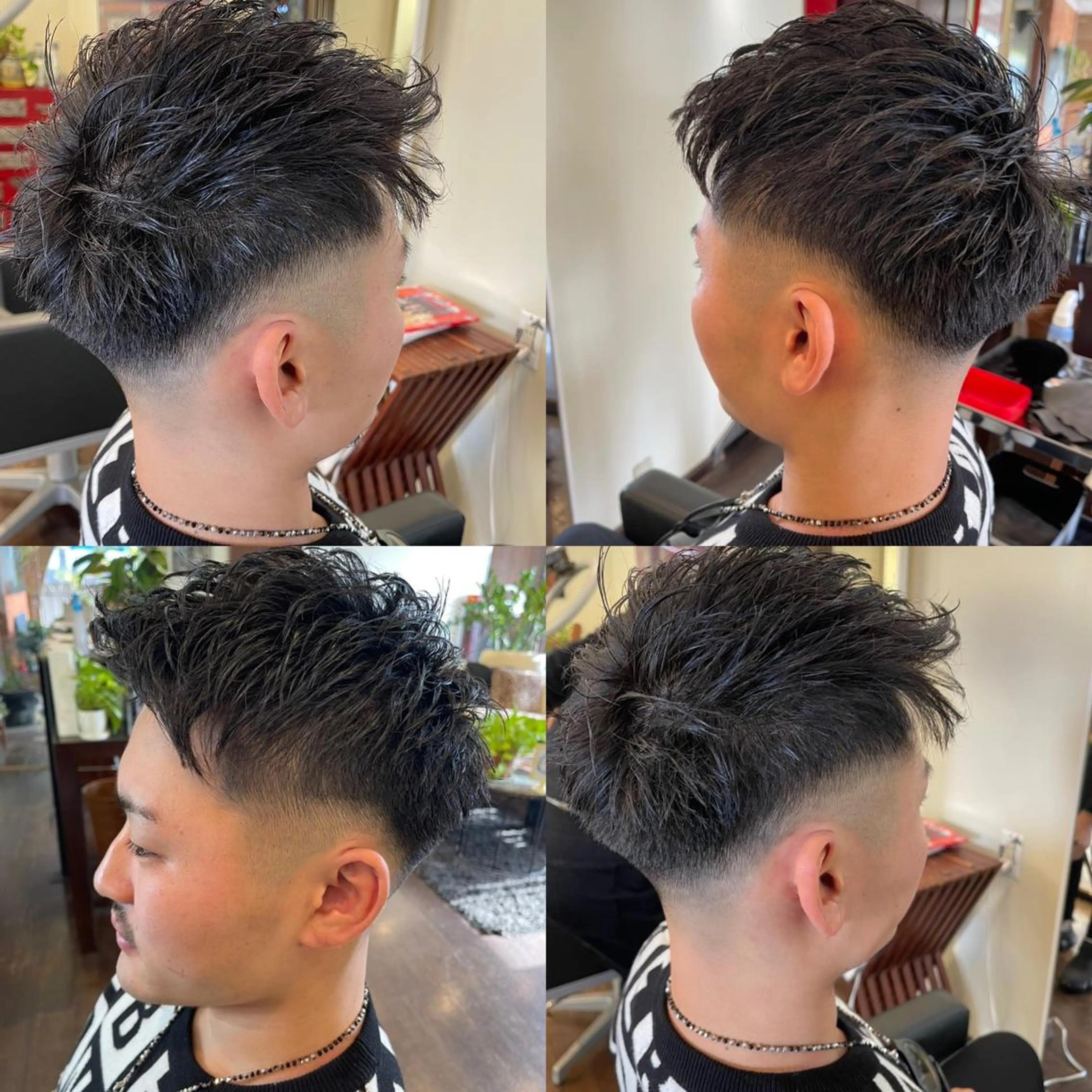 ショート メンズ カット peakshair所属・北堀江メンズパーマ 特化◎下村悠人のヘアスタイル