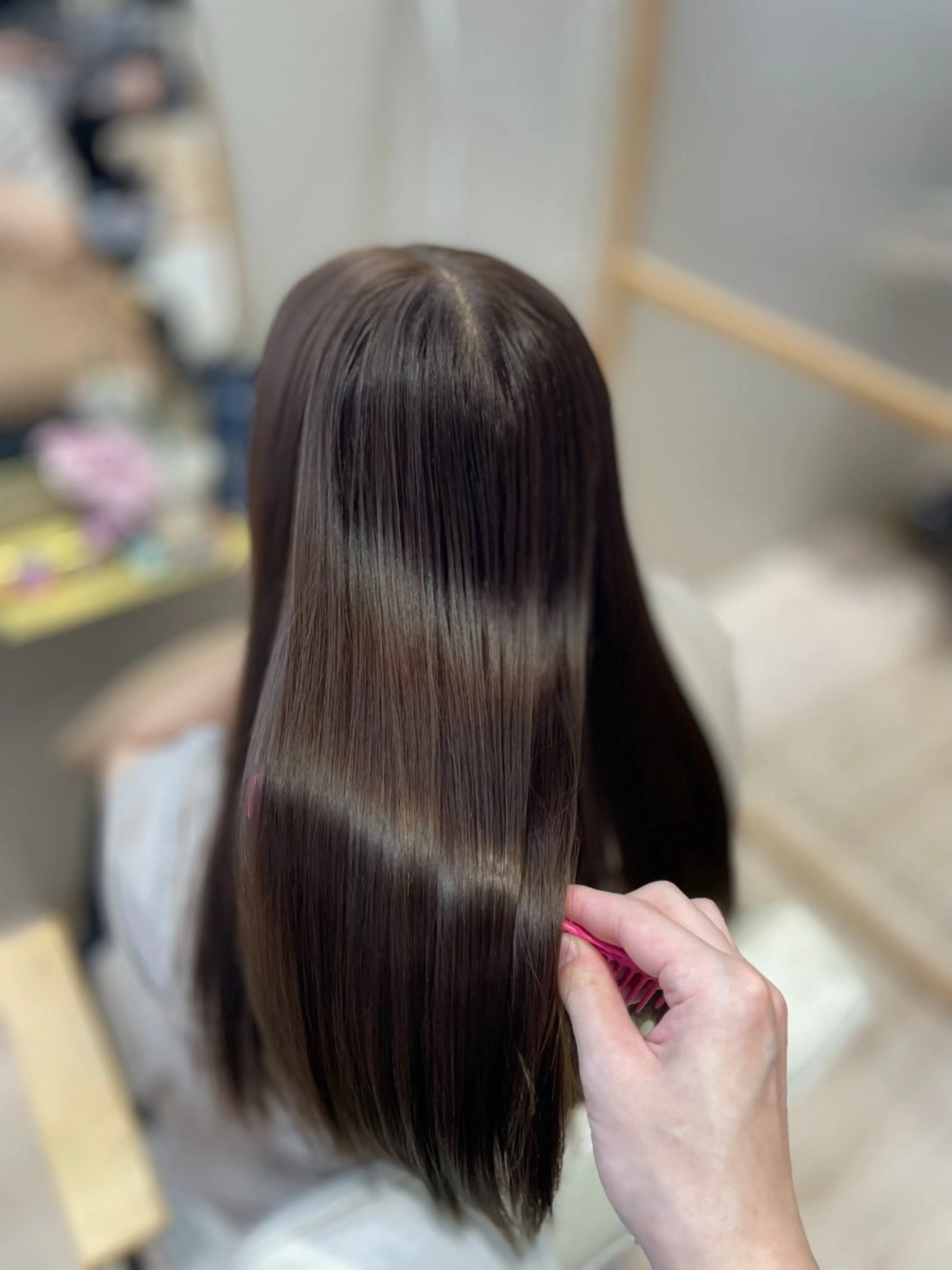 ロング カラー カット 縮毛矯正 トリートメント 【髪質改善・美髪 矯正】🌟だいち🌟のヘアスタイル