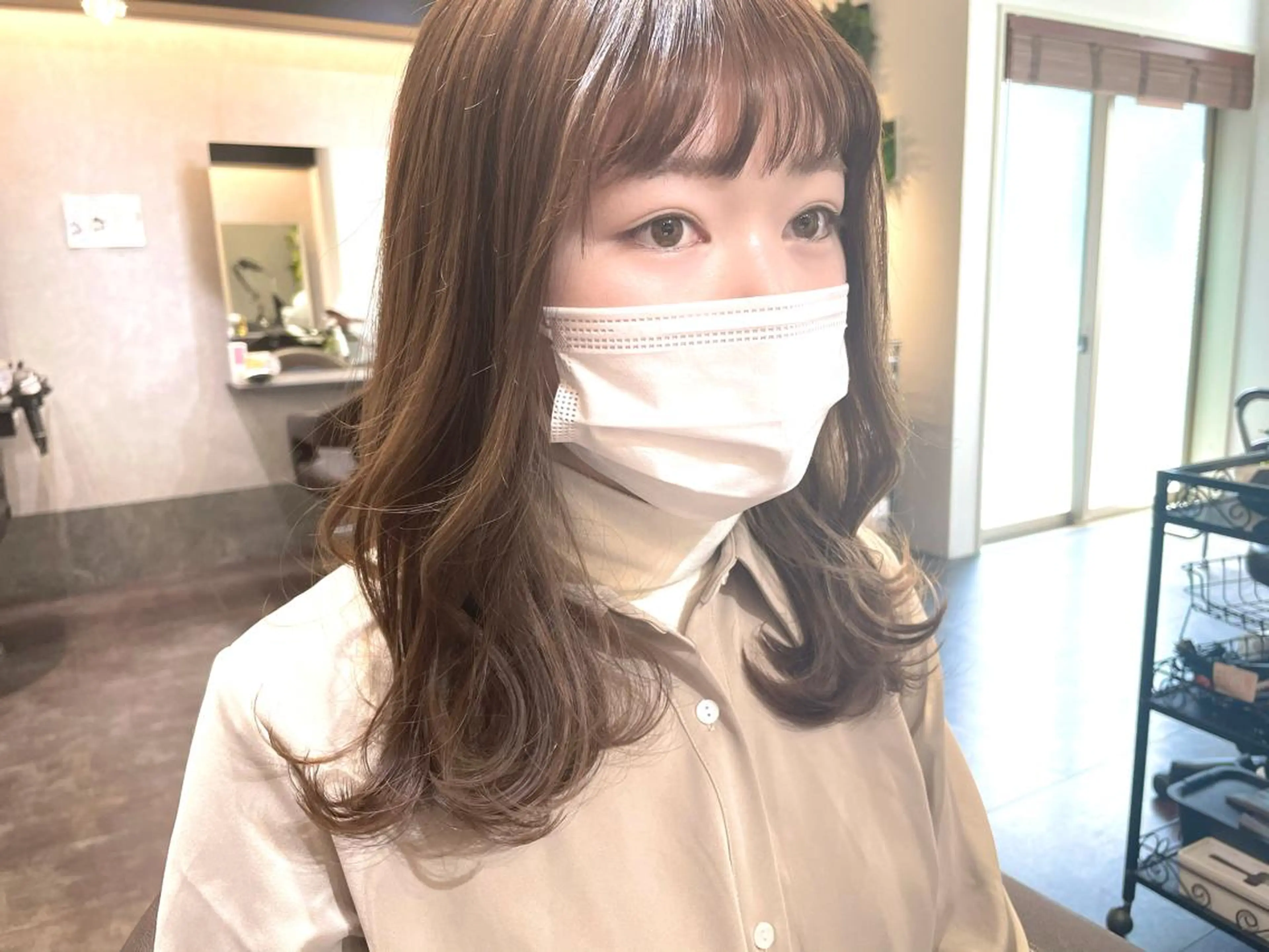 💛【簡単可愛いモテ前髪】💛✨前髪パーマ&前髪カット✨の写真