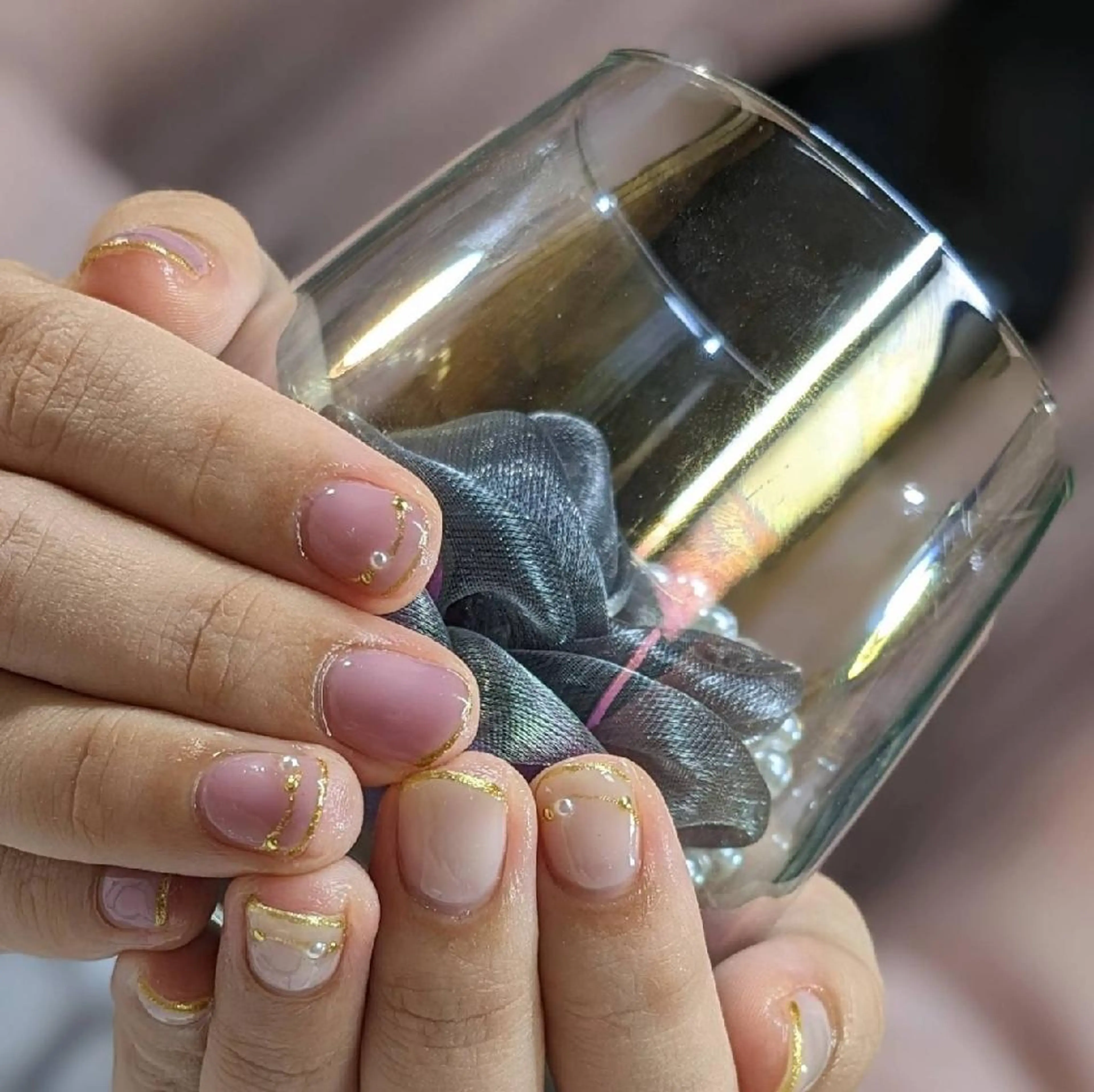 ネイル カジュアル ハンドネイル ネイルサロンベルティ .keikoのネイルデザイン