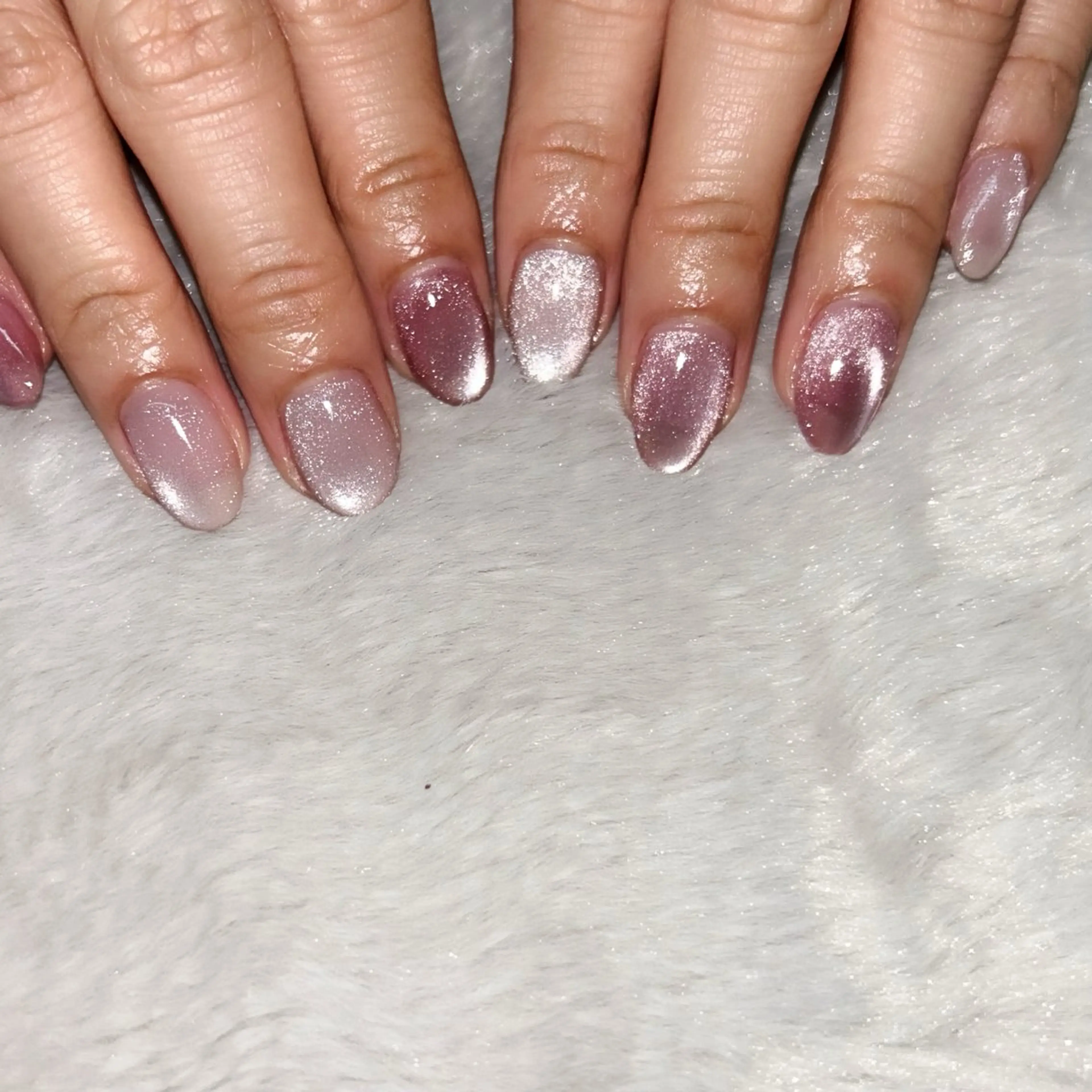 ミディアム ハンドネイル yumi 溝の口nailのネイルデザイン
