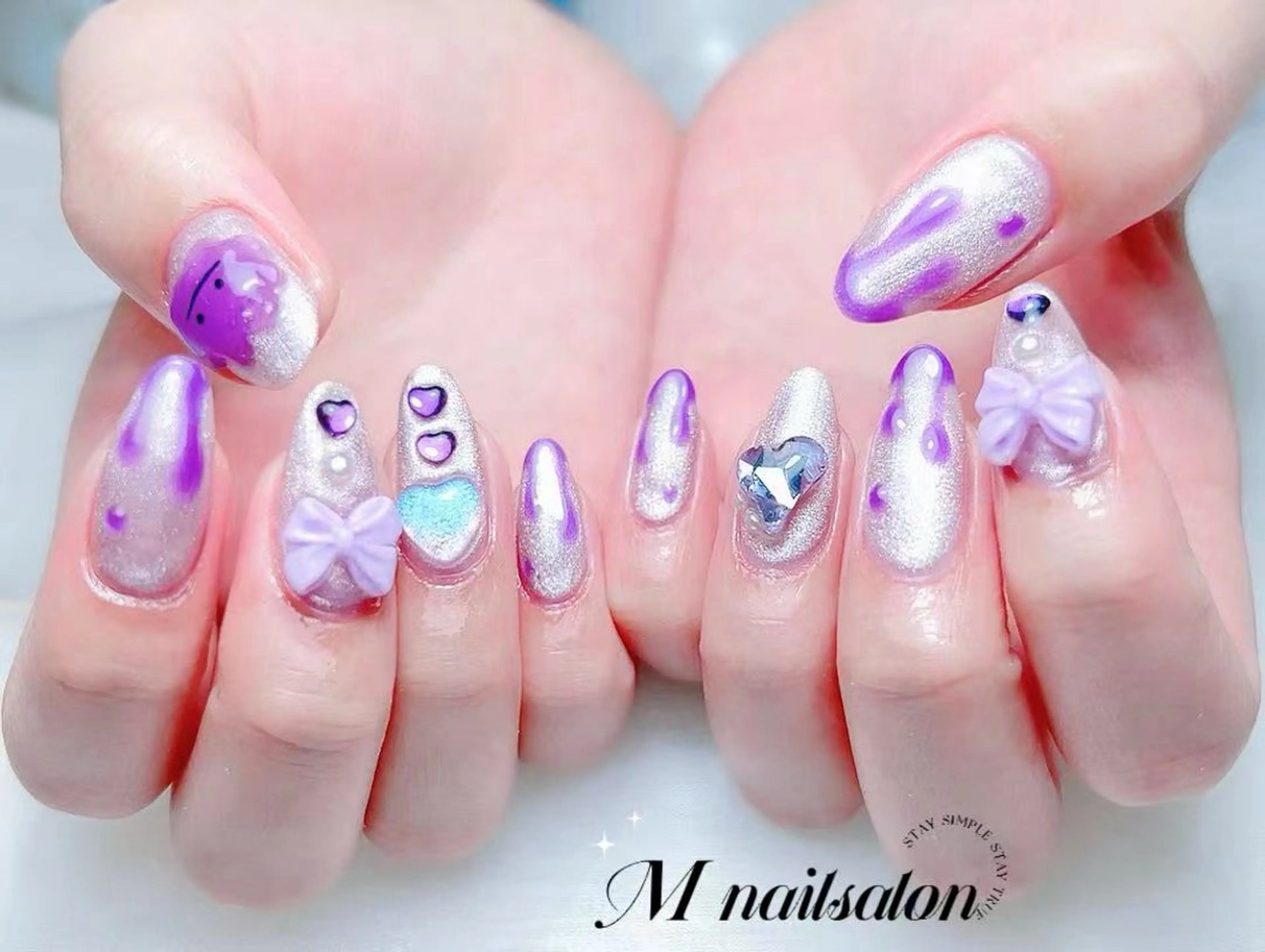 ネイル M🌷nail 長さだし専門店のネイルデザイン