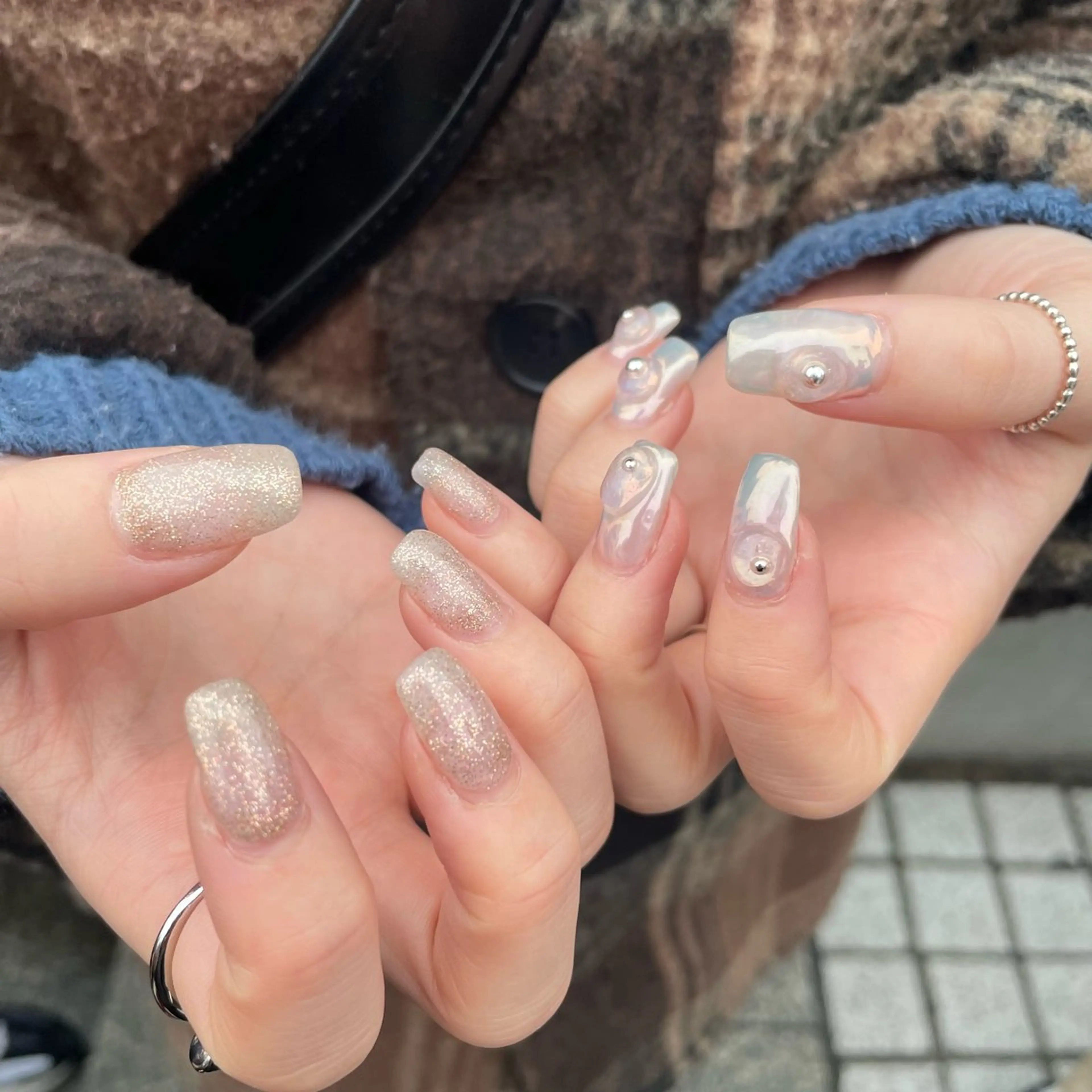 ネイル アートネイル ハンドネイル カメレオン京橋🌻 草葉由佳のネイルデザイン