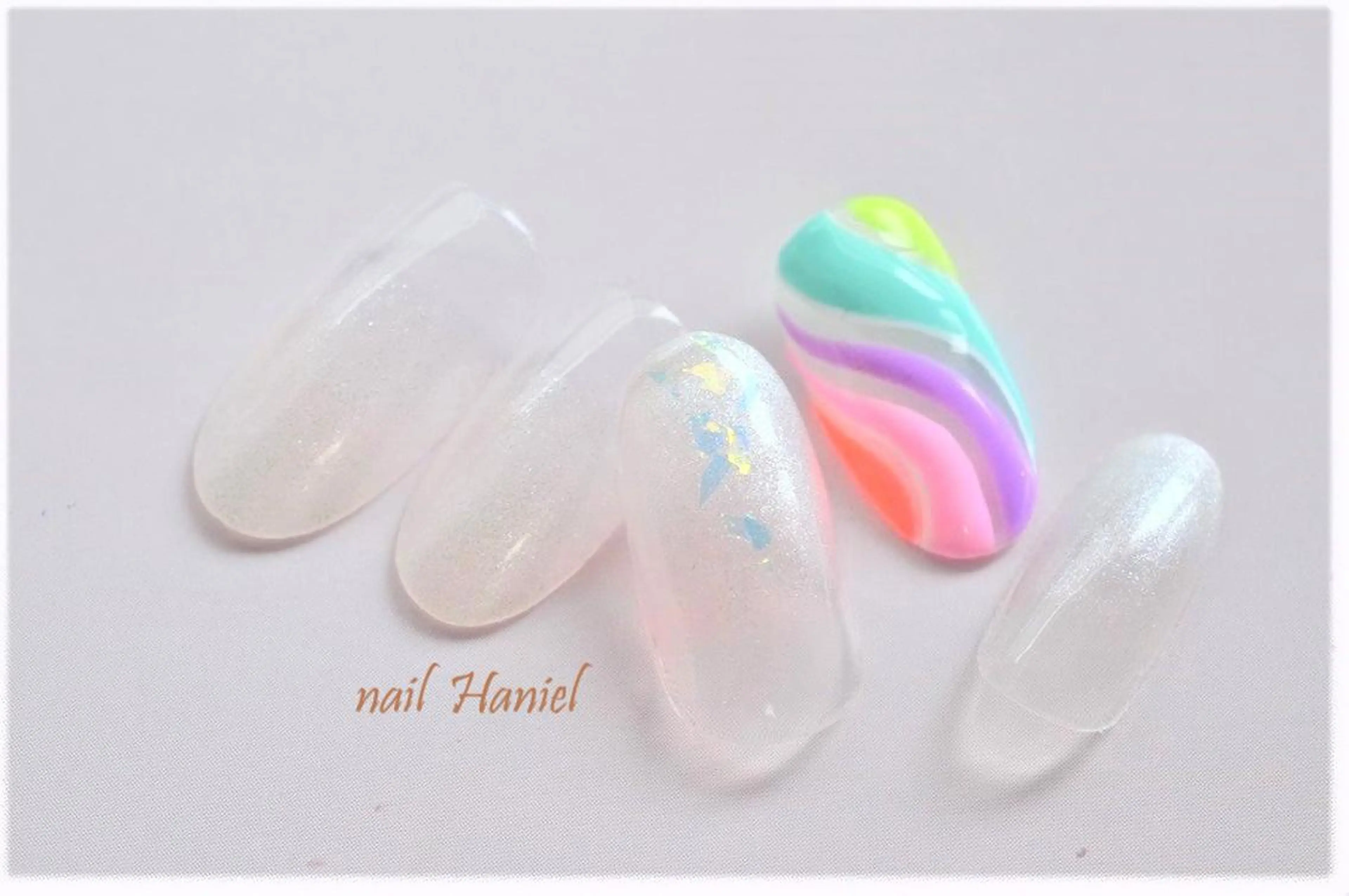 ネイル フットネイル ジェルネイル nail Haniel所属・半蔵門サロンハニエル 魅神 ちよのネイルデザイン