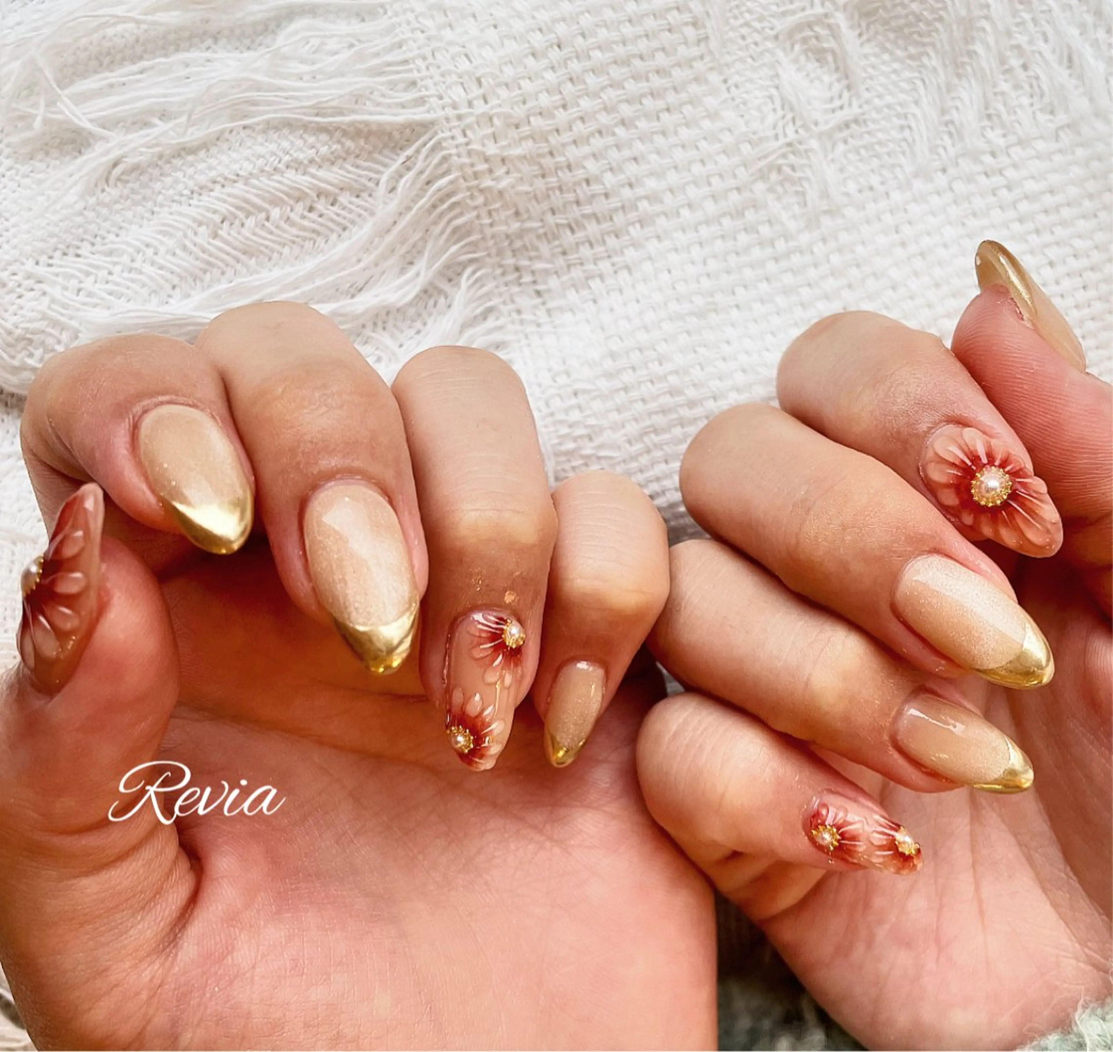 ネイル ハンドネイル revia所属・ERI Nailistのネイルデザイン