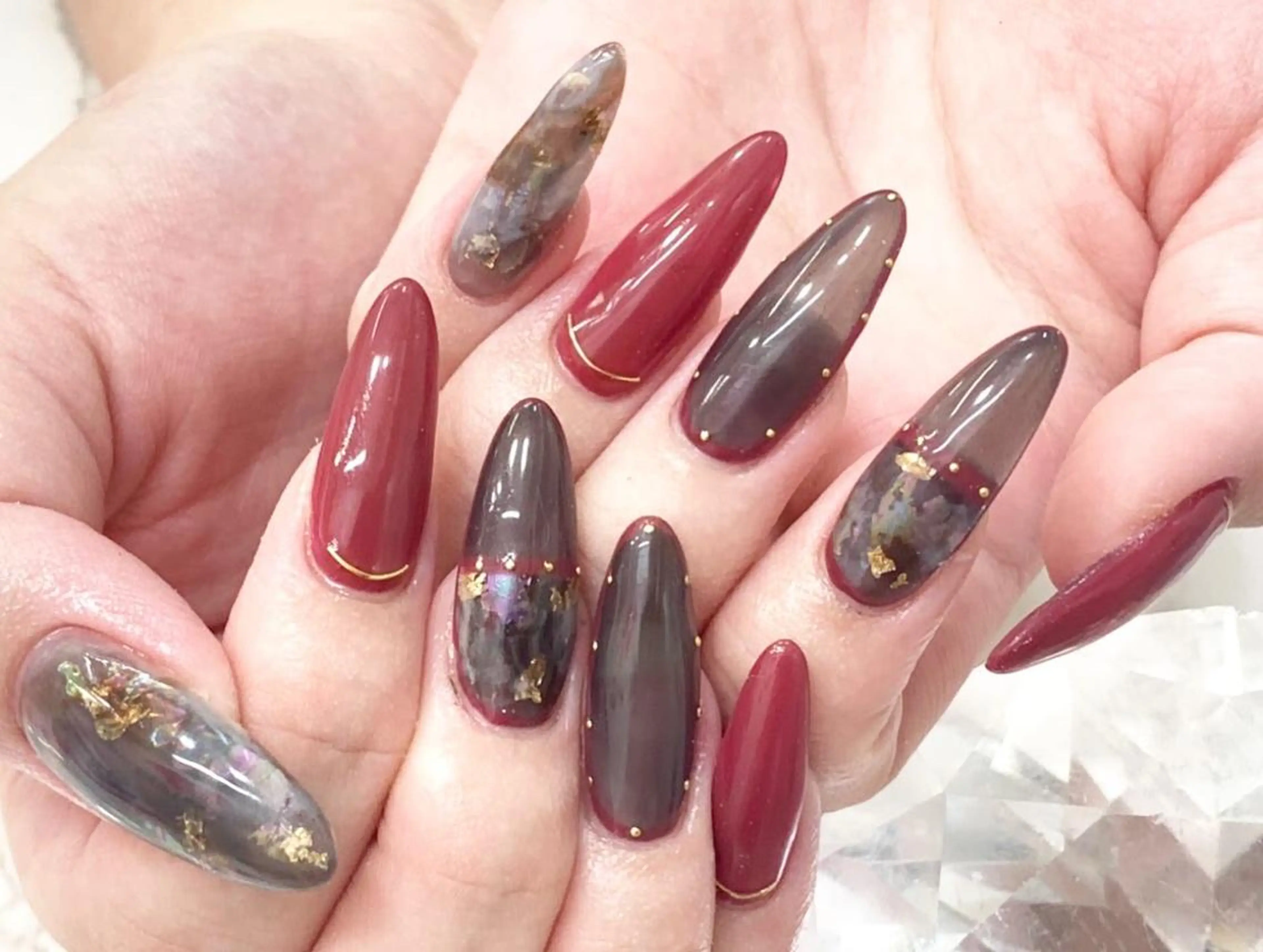 ロング カラー メンズ キッズ ネイル NAILSGOGO shibuyaのネイルデザイン