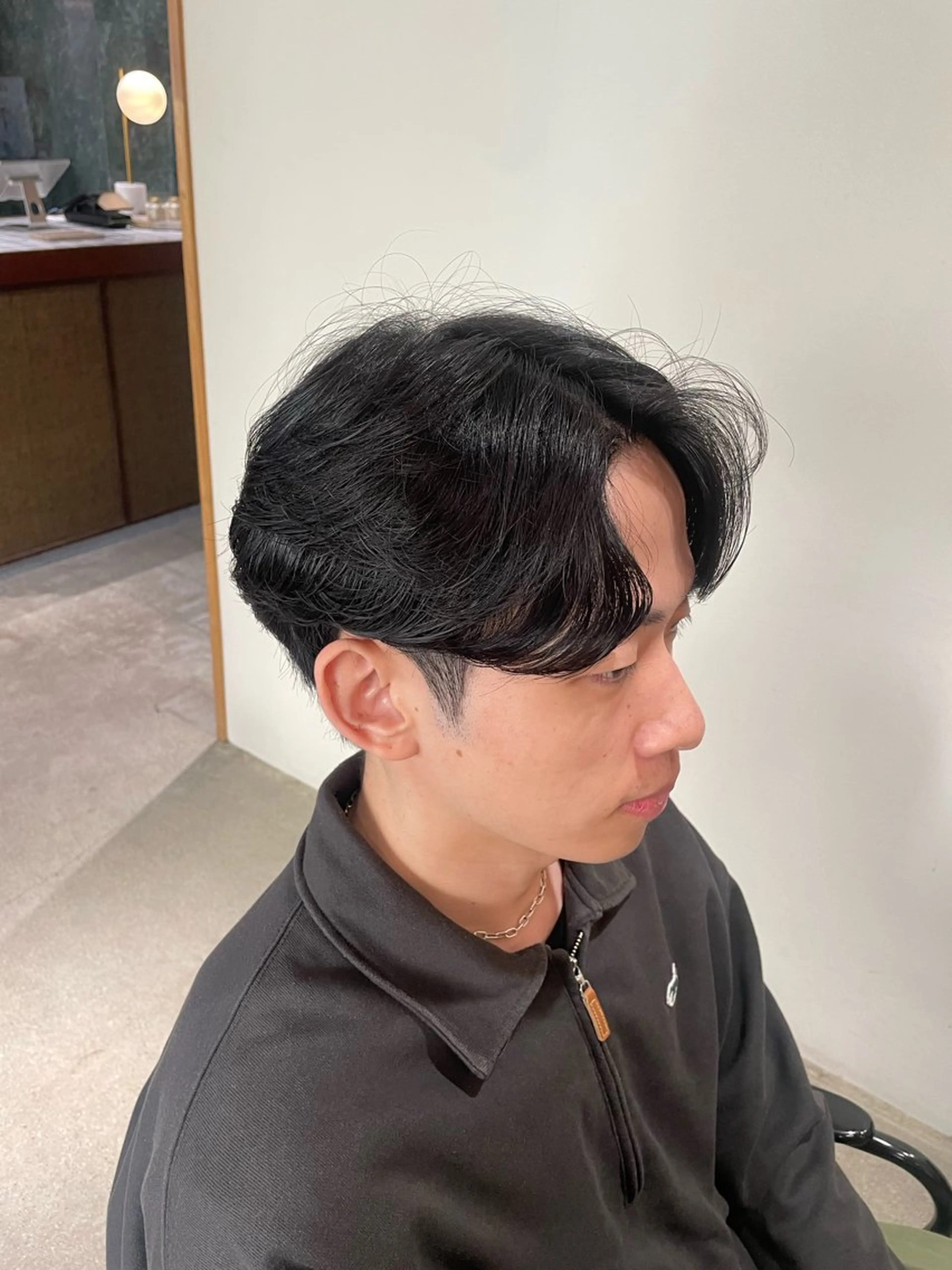 メンズ カット パーマ itsuki ／ 曲がる縮毛矯正のヘアスタイル