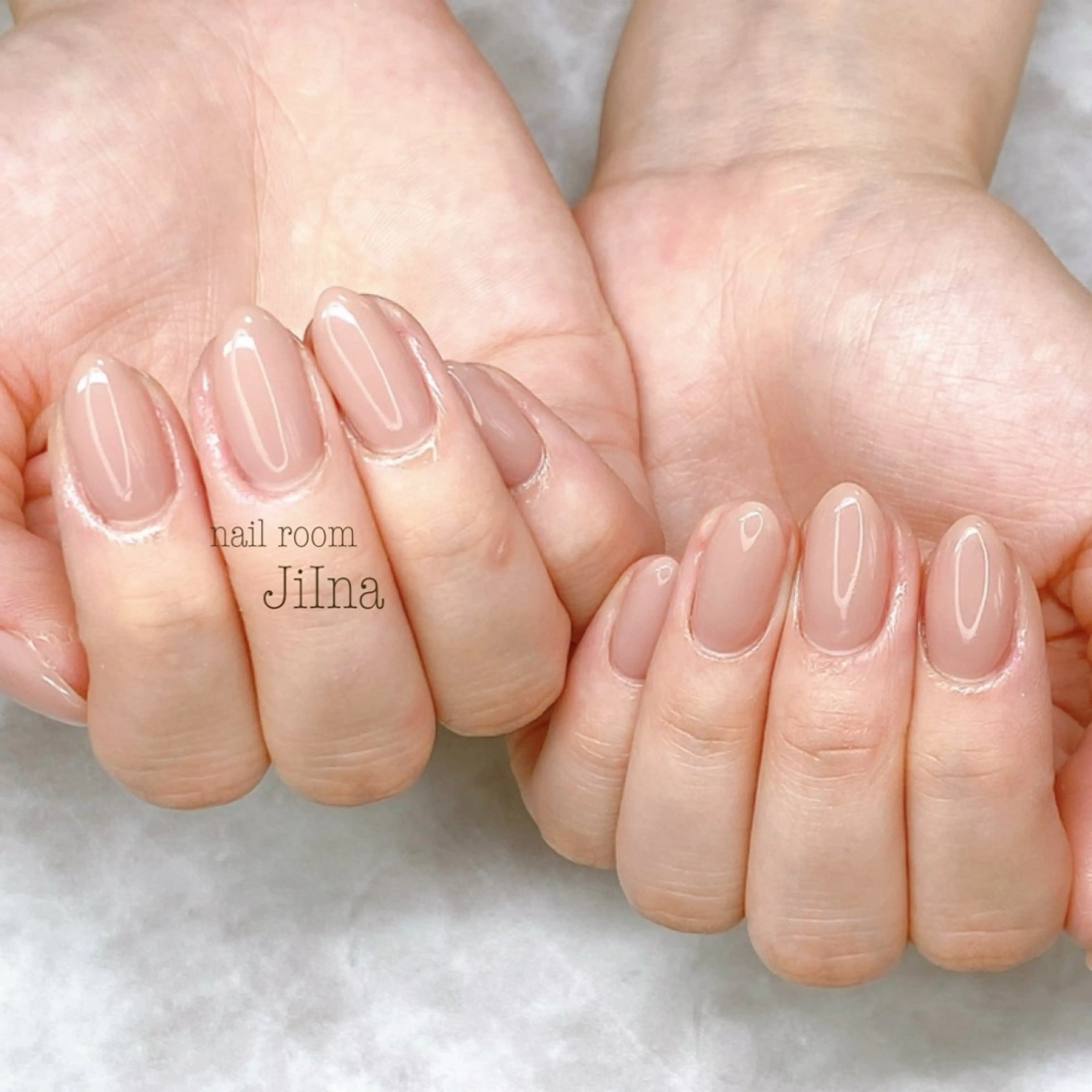 ネイル ワンカラーネイル nail room JiInaのネイルデザイン