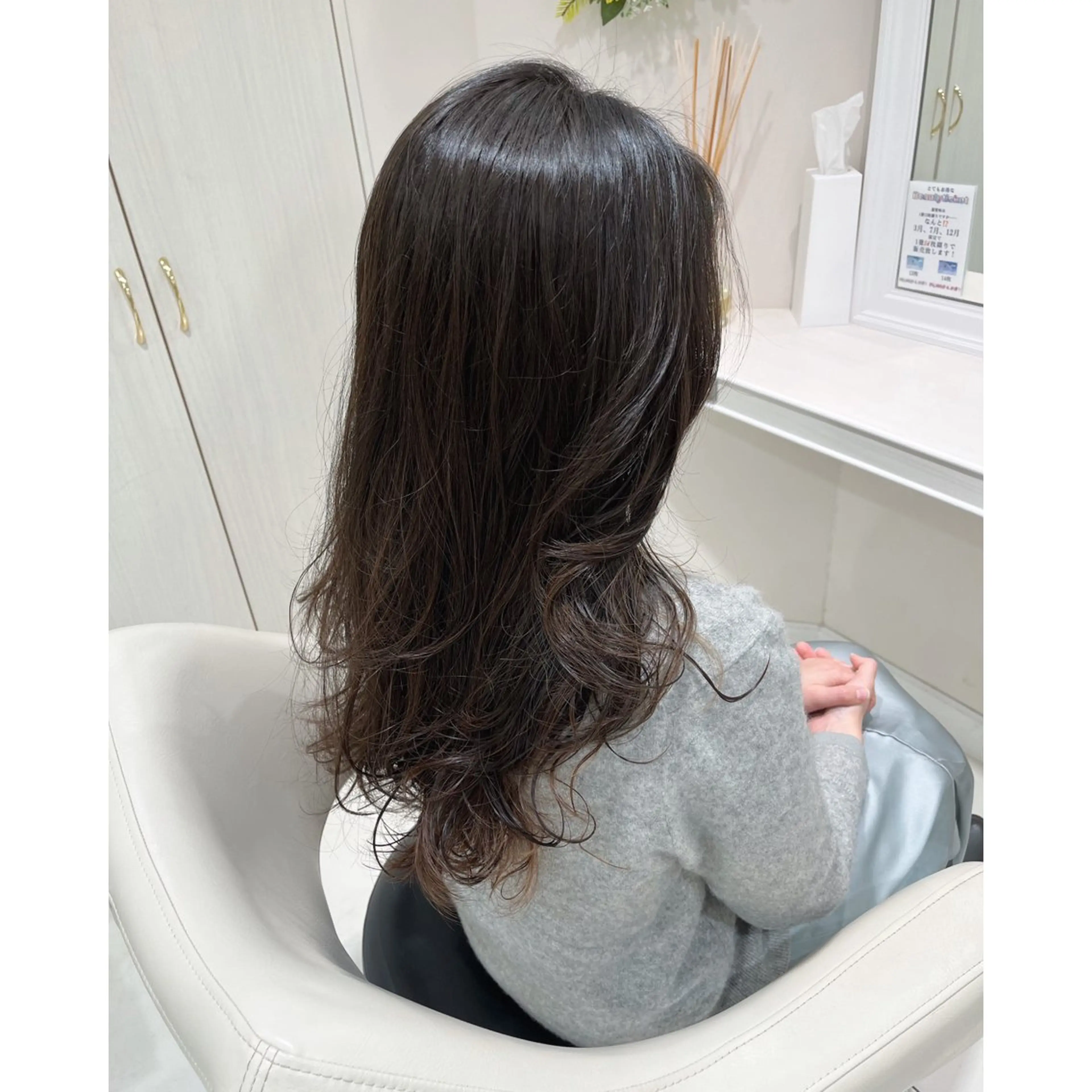 ロング パーマ 韓国ヘア 🎀中川綾乃🎀のヘアスタイル