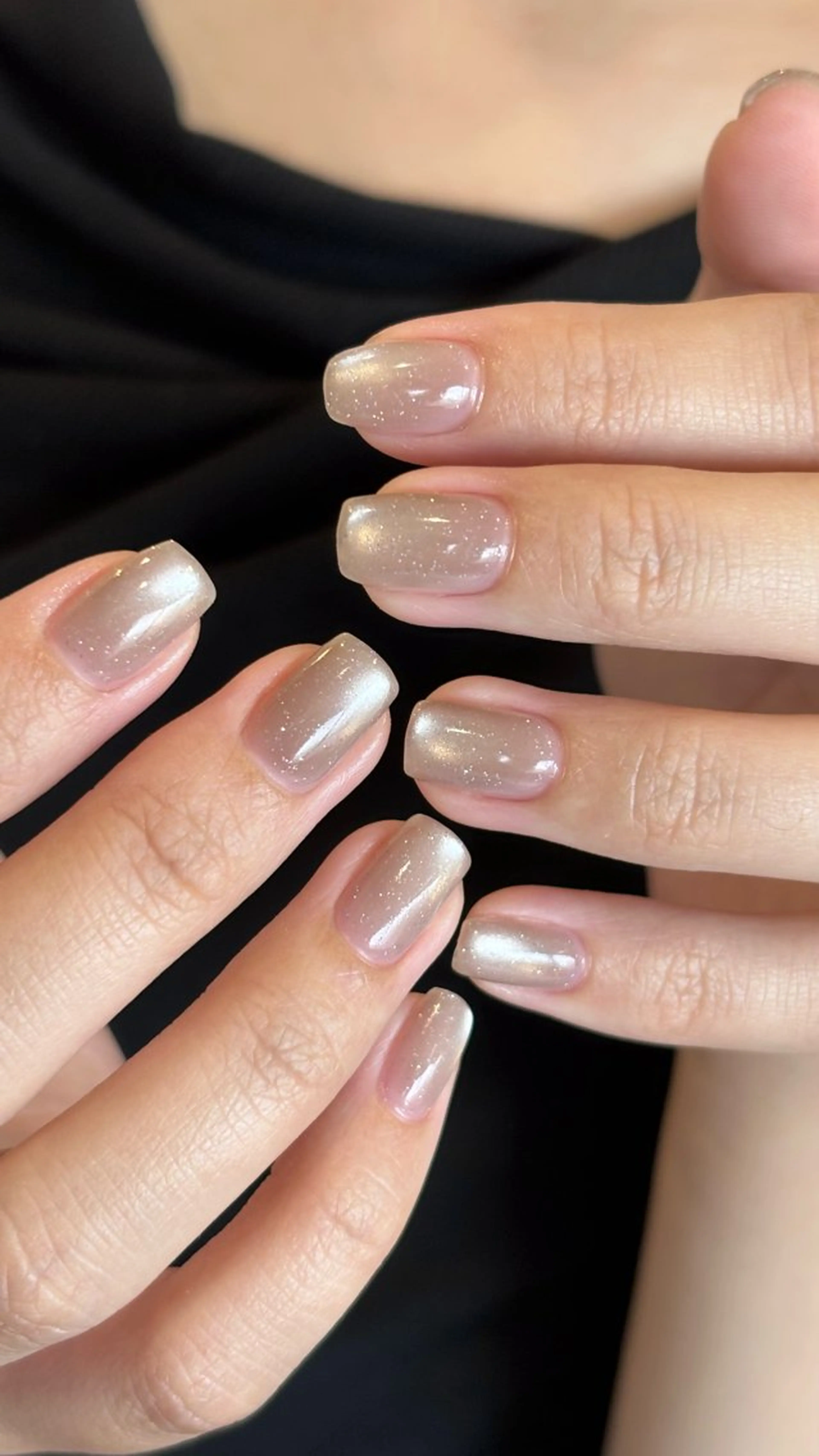 ネイル フラッシュネイル マグネットネイル ワンカラーネイル ハンドネイル Umi Nail salon所属・Umi Nail /Akariのネイルデザイン