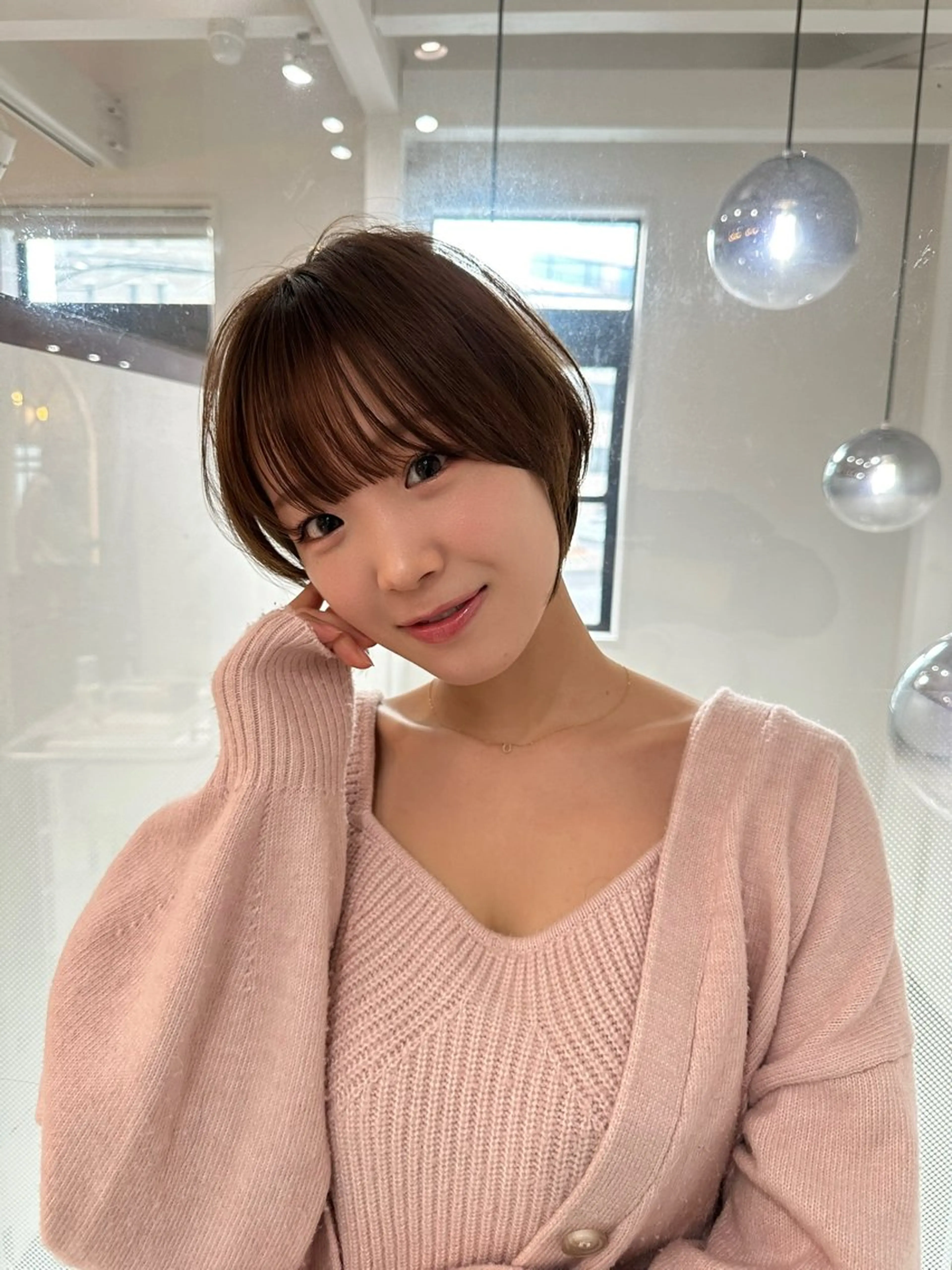 ショート ショートヘア 小顔カット カット ヘアカラー トリートメント ヘッドスパ 遠藤大雅 ショート /韓国ボブ🌈のヘアスタイル