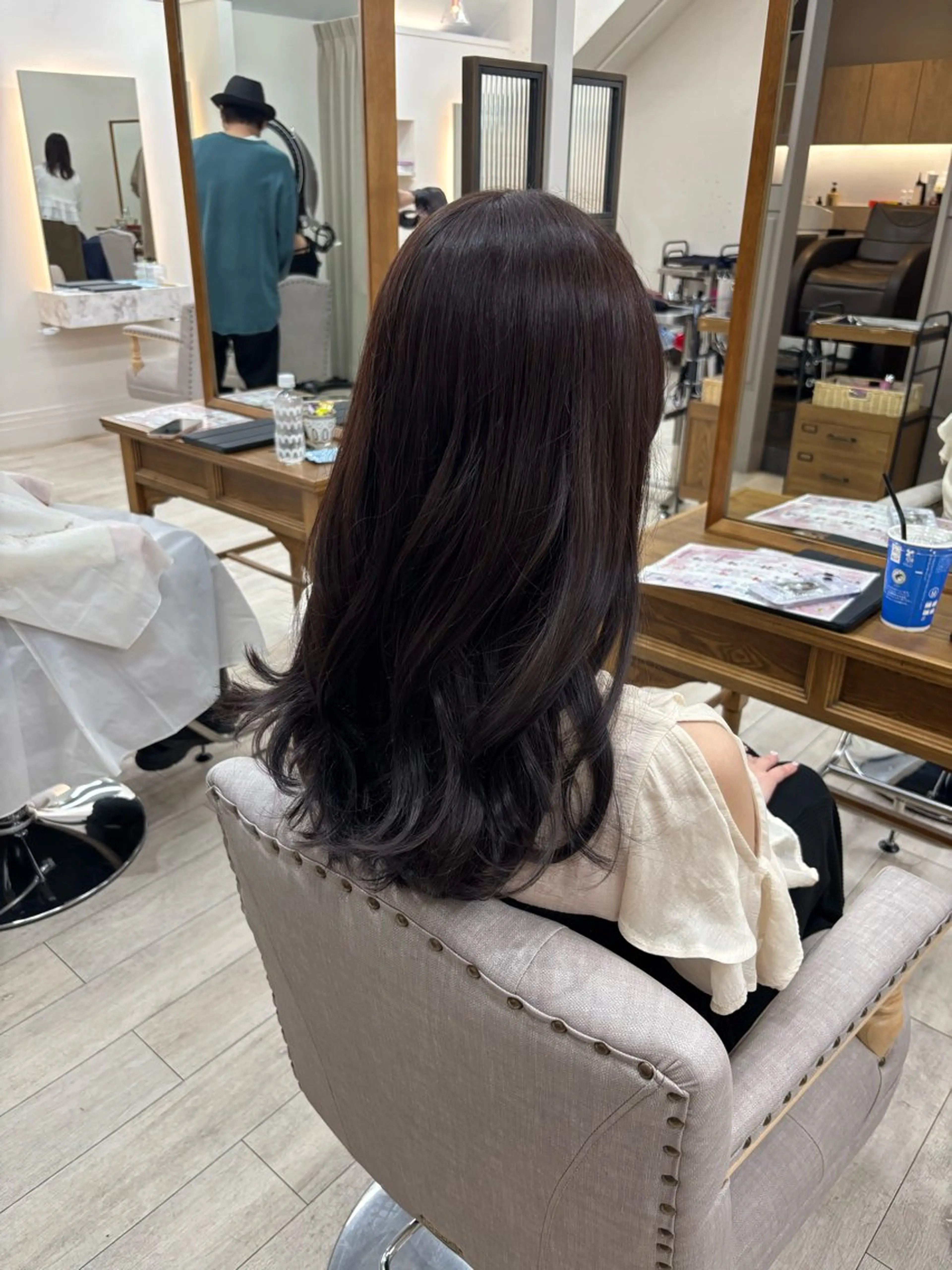 ロング カラー かせい/リタッチ無料 🔥期間限定🔥のヘアスタイル
