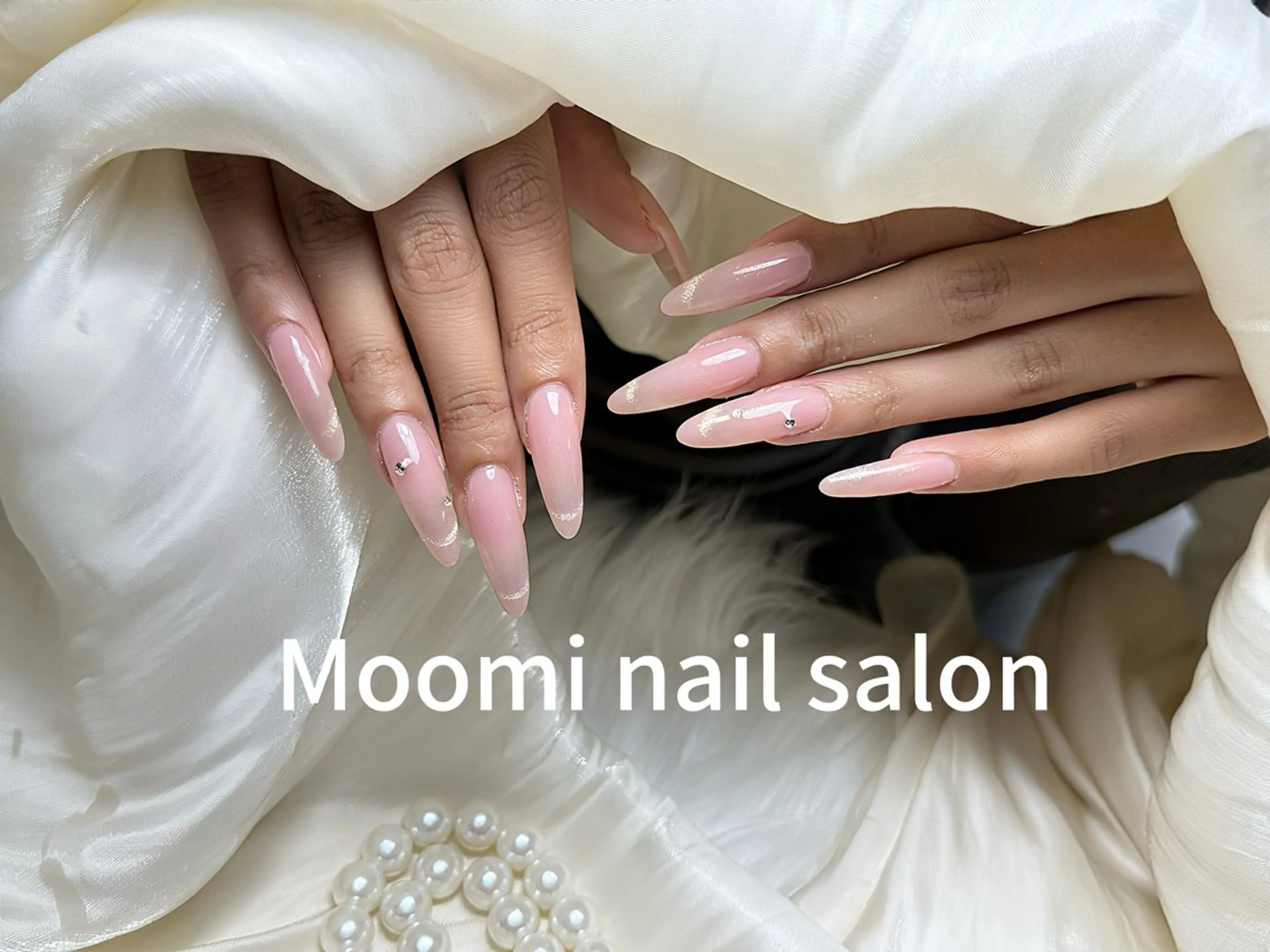 ロング ハンドネイル Moomi あずりのネイルデザイン