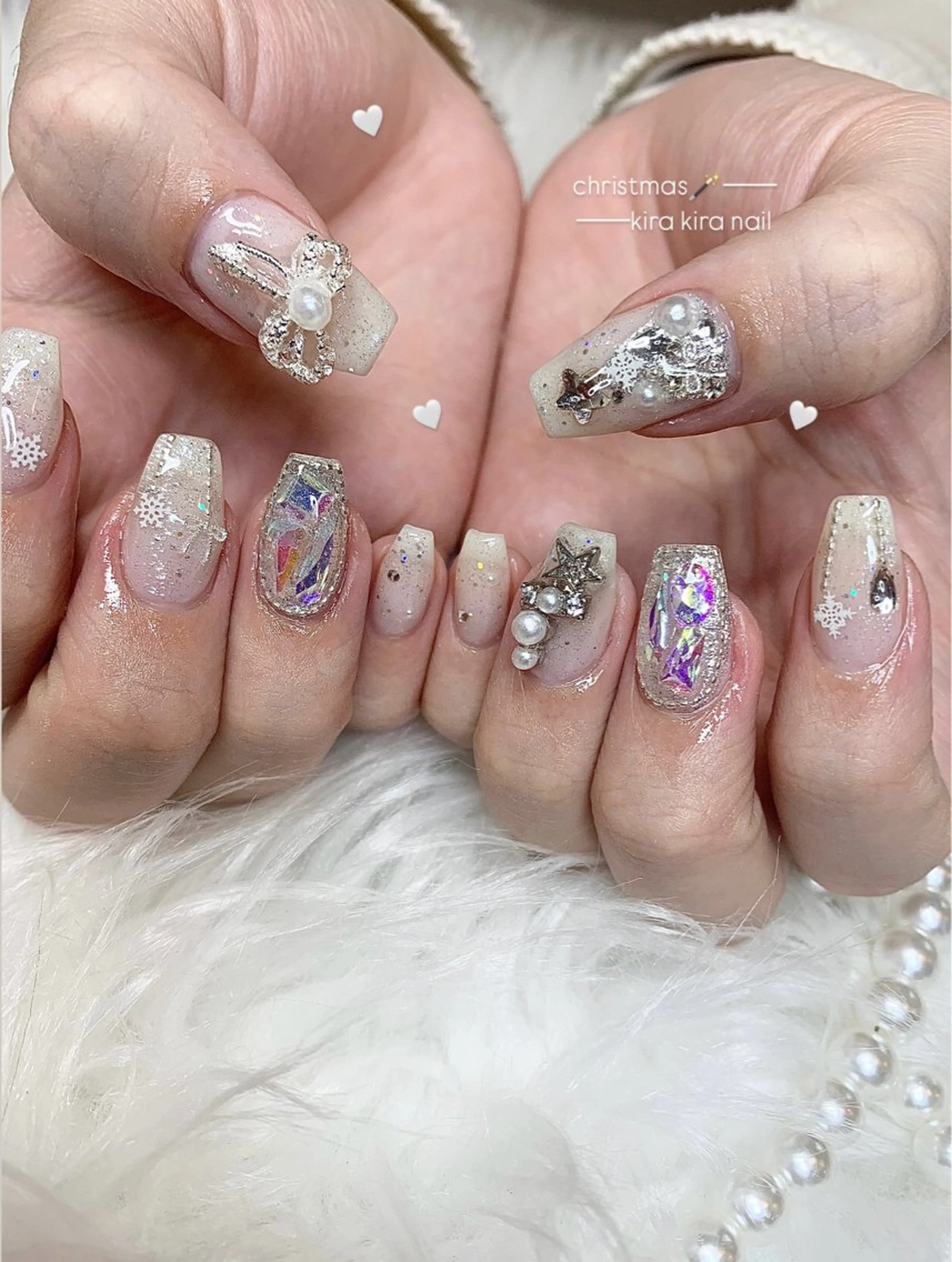 ネイル ハンドネイル La neige* yuki 🥯🍑のネイルデザイン