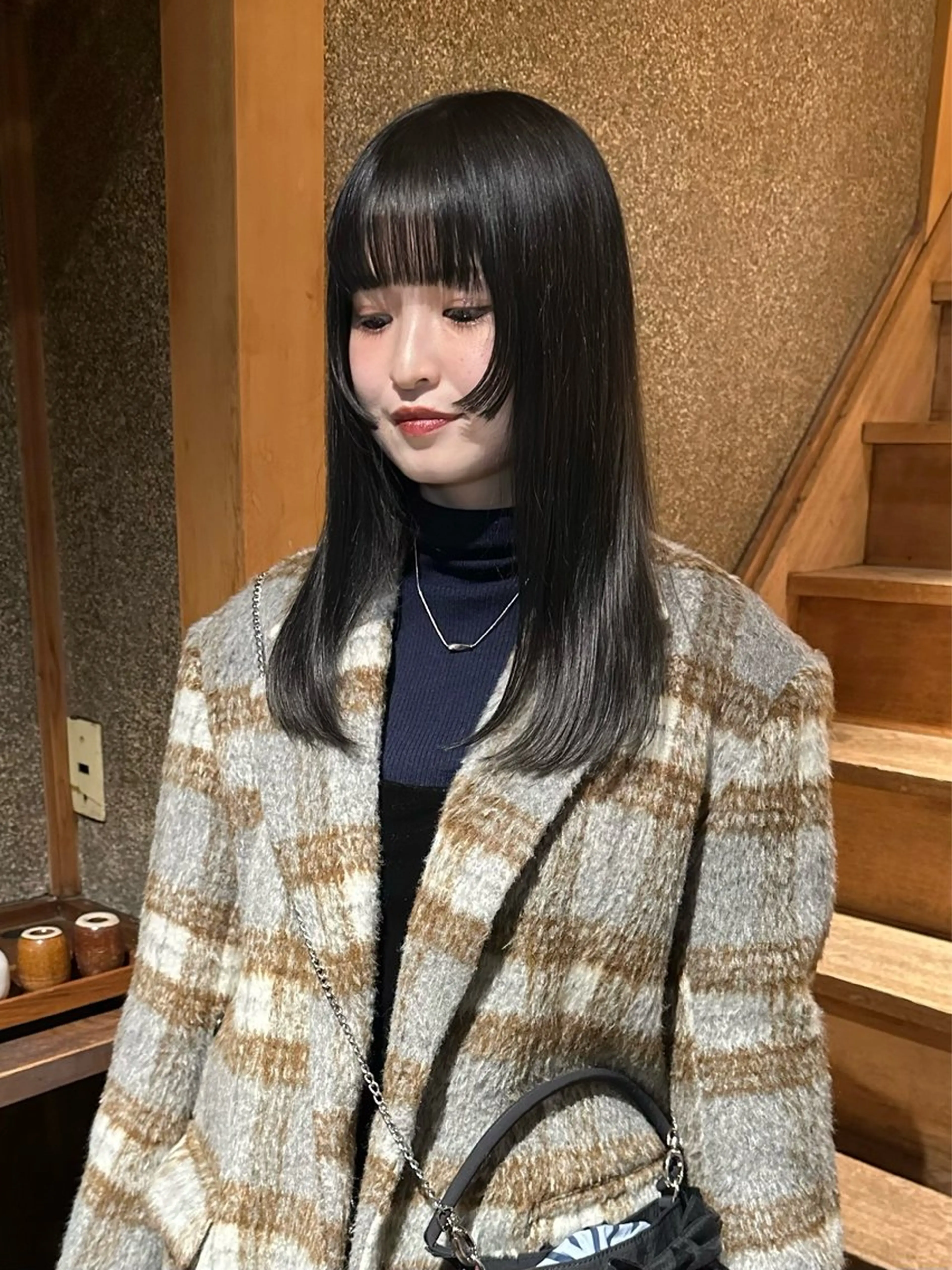 セミロング カラー カット ヘアカラー トリートメント 暖色カラー/レイヤー 🌙 オノユリカのヘアスタイル