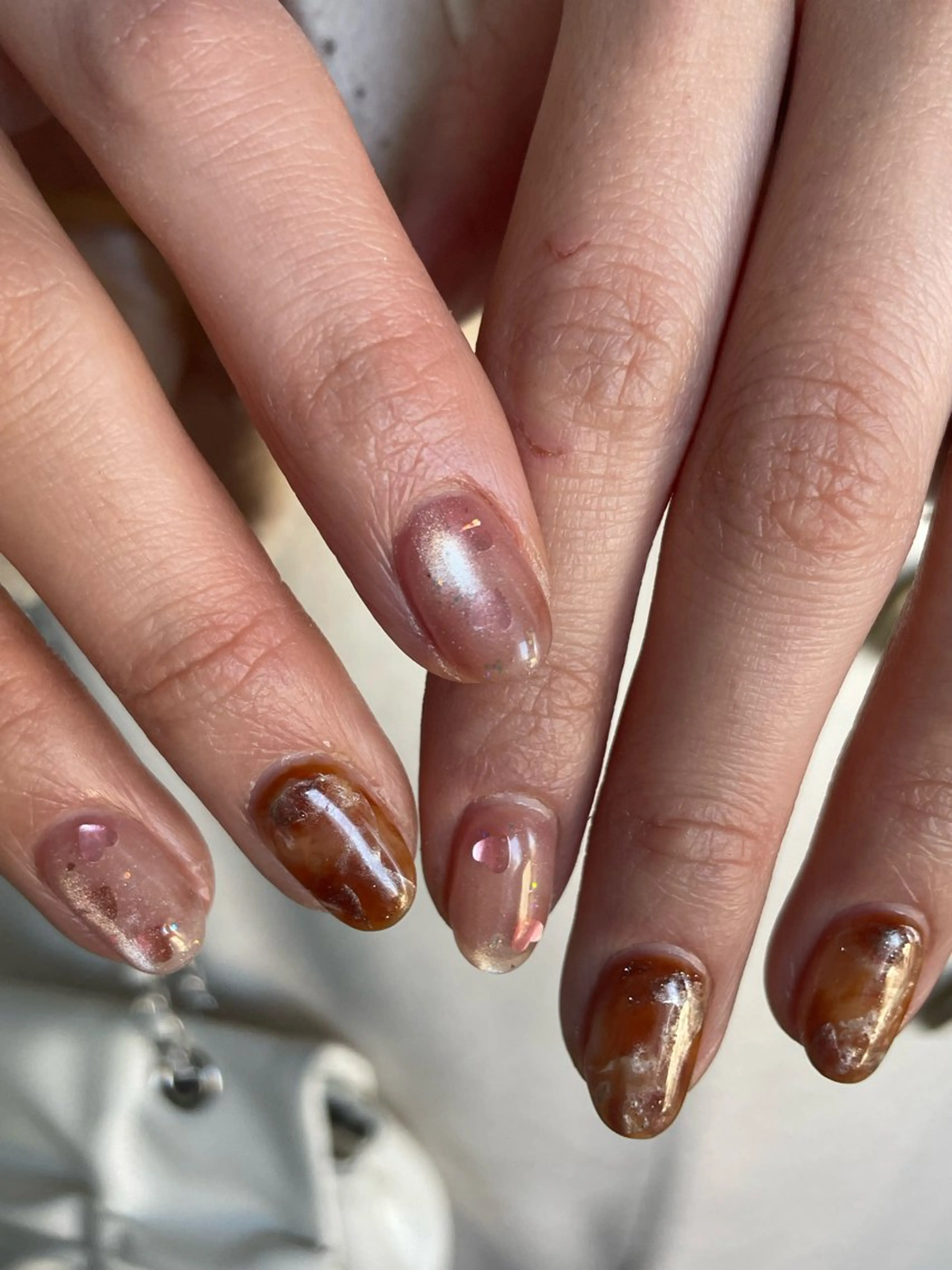 ネイル バレンタイン mireknail Natsumiのネイルデザイン