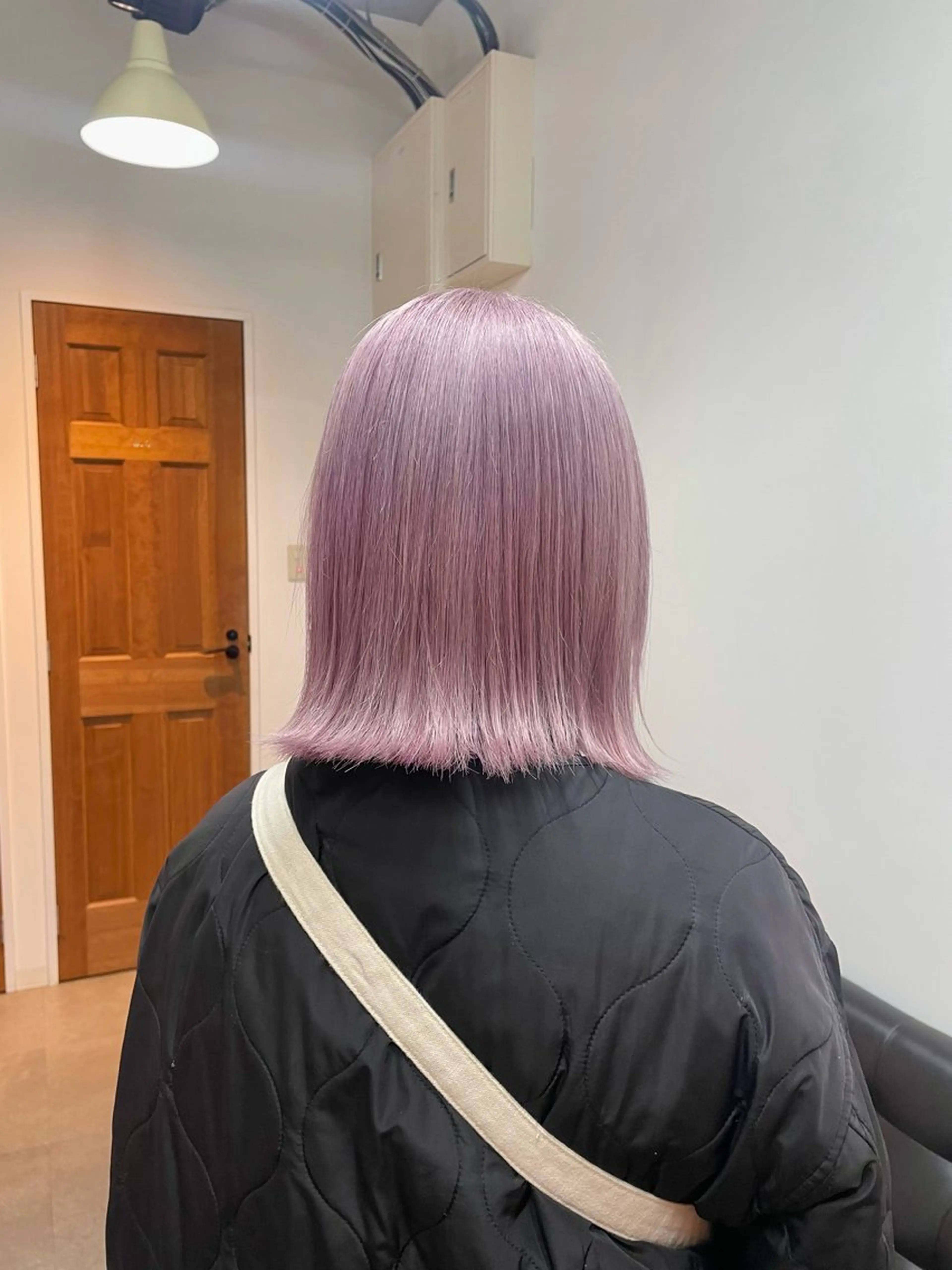 ミディアム カラー Ameri所属・Riko🫧 艶カラーのヘアスタイル