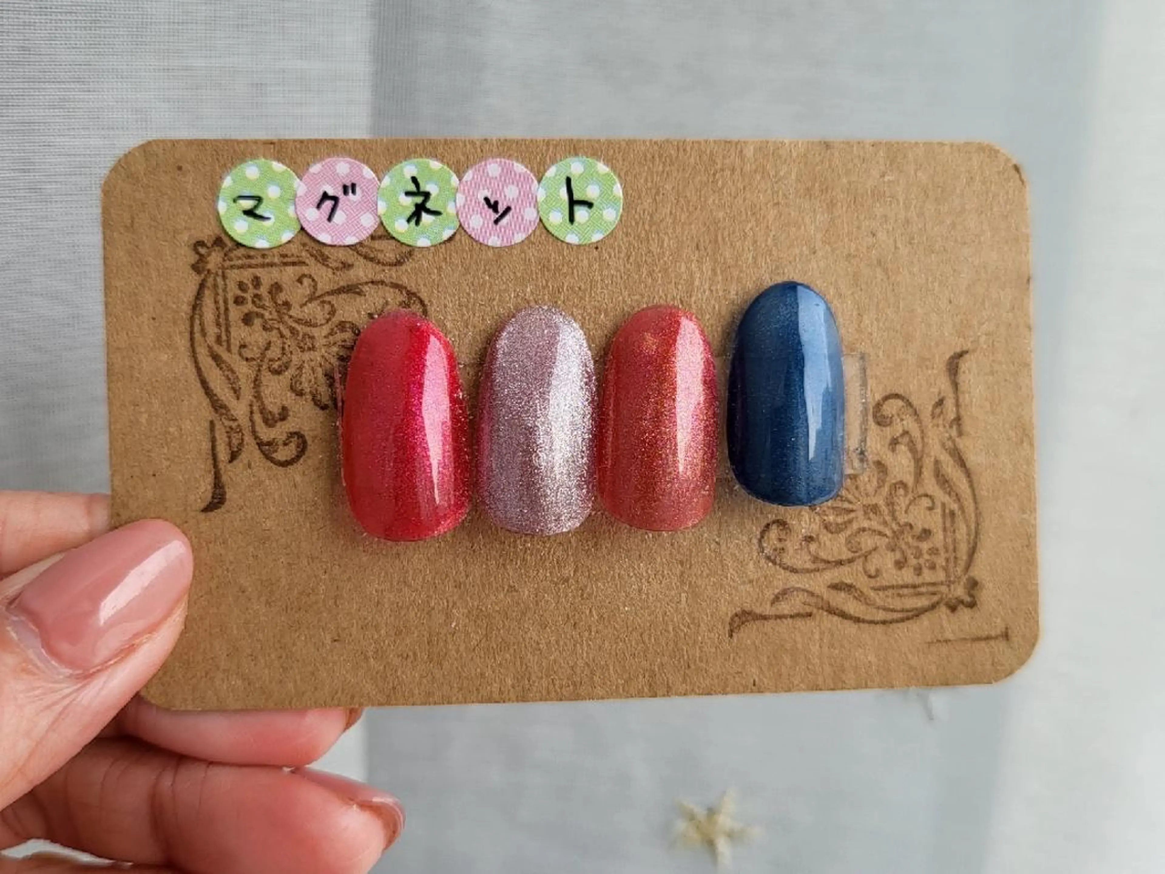 ネイル マグネットネイル ハンドネイル nail イロドリのネイルデザイン