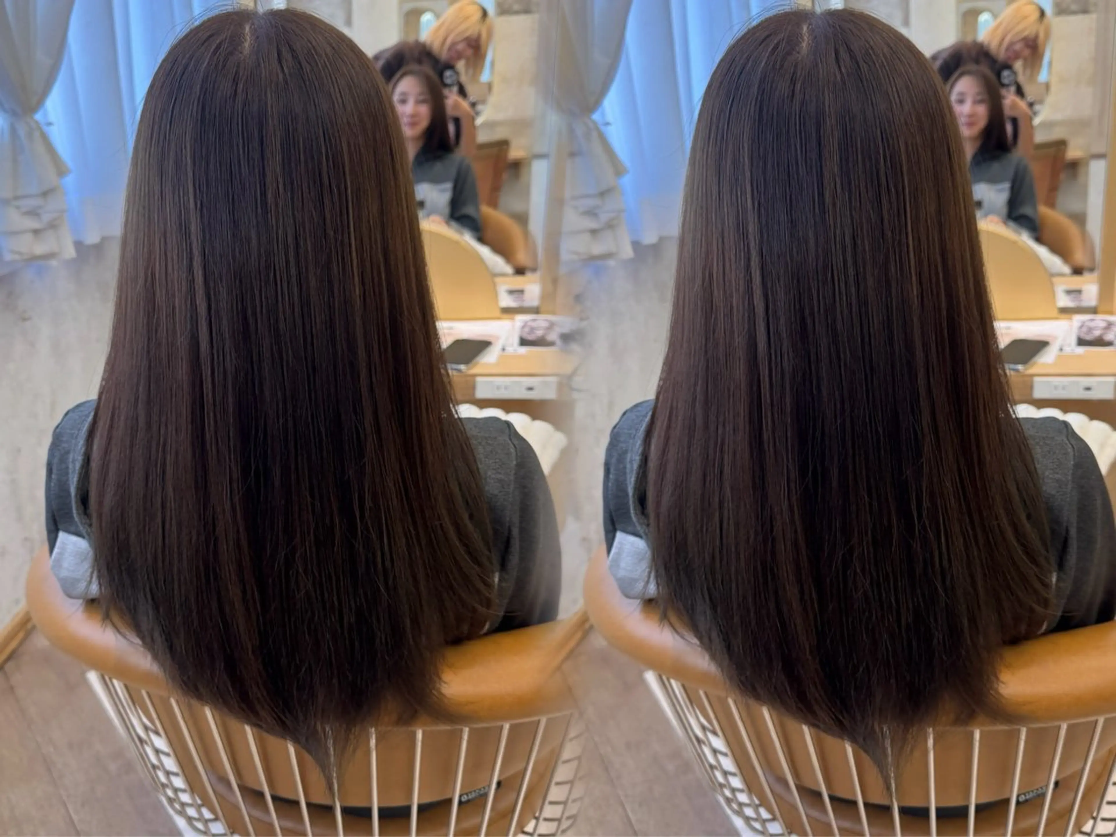 ミディアム ヘアカラー 橋本 りくのヘアスタイル