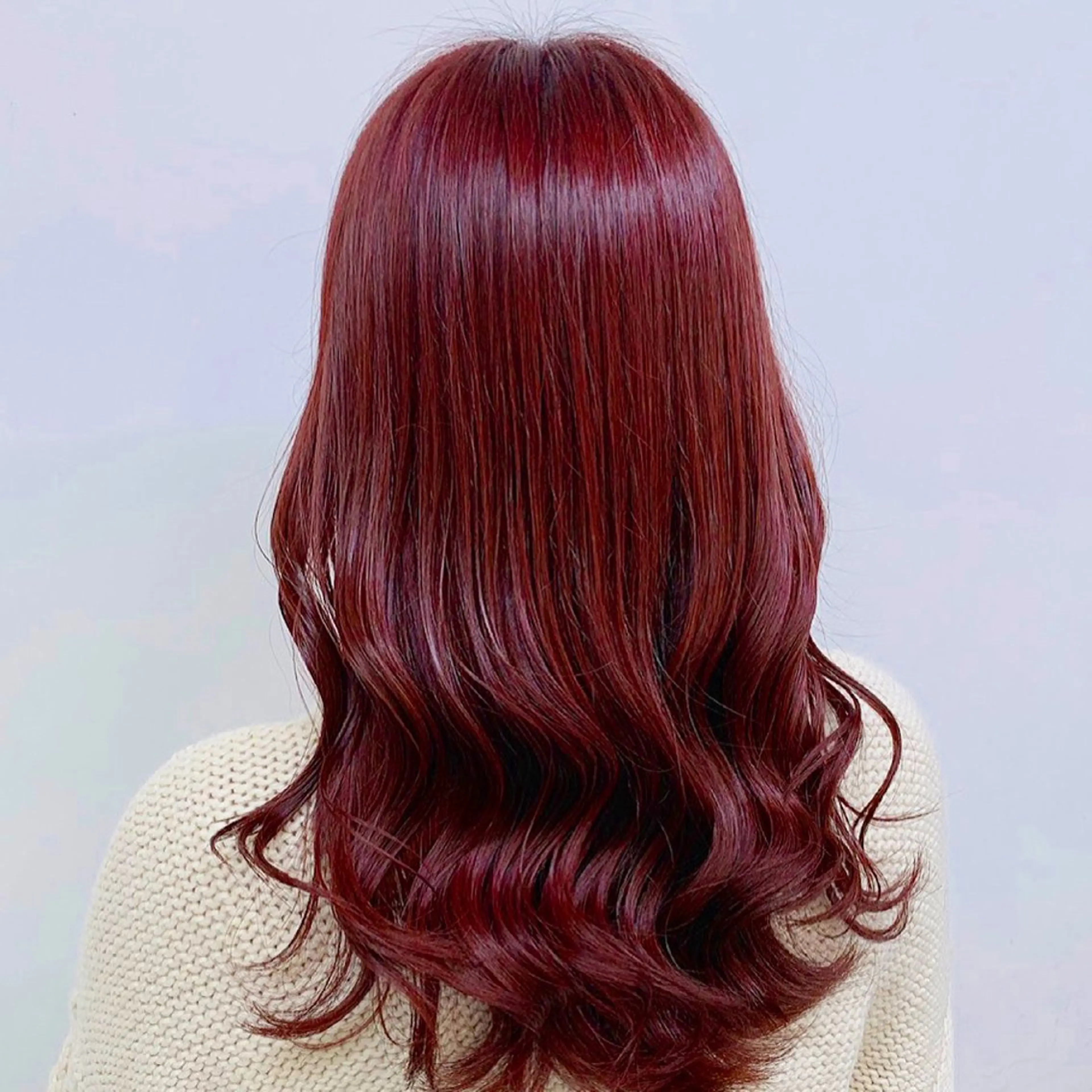 ロング カラー カット ヘアカラー 🍒ワイン系 ウルフカット🍒拓未のヘアスタイル