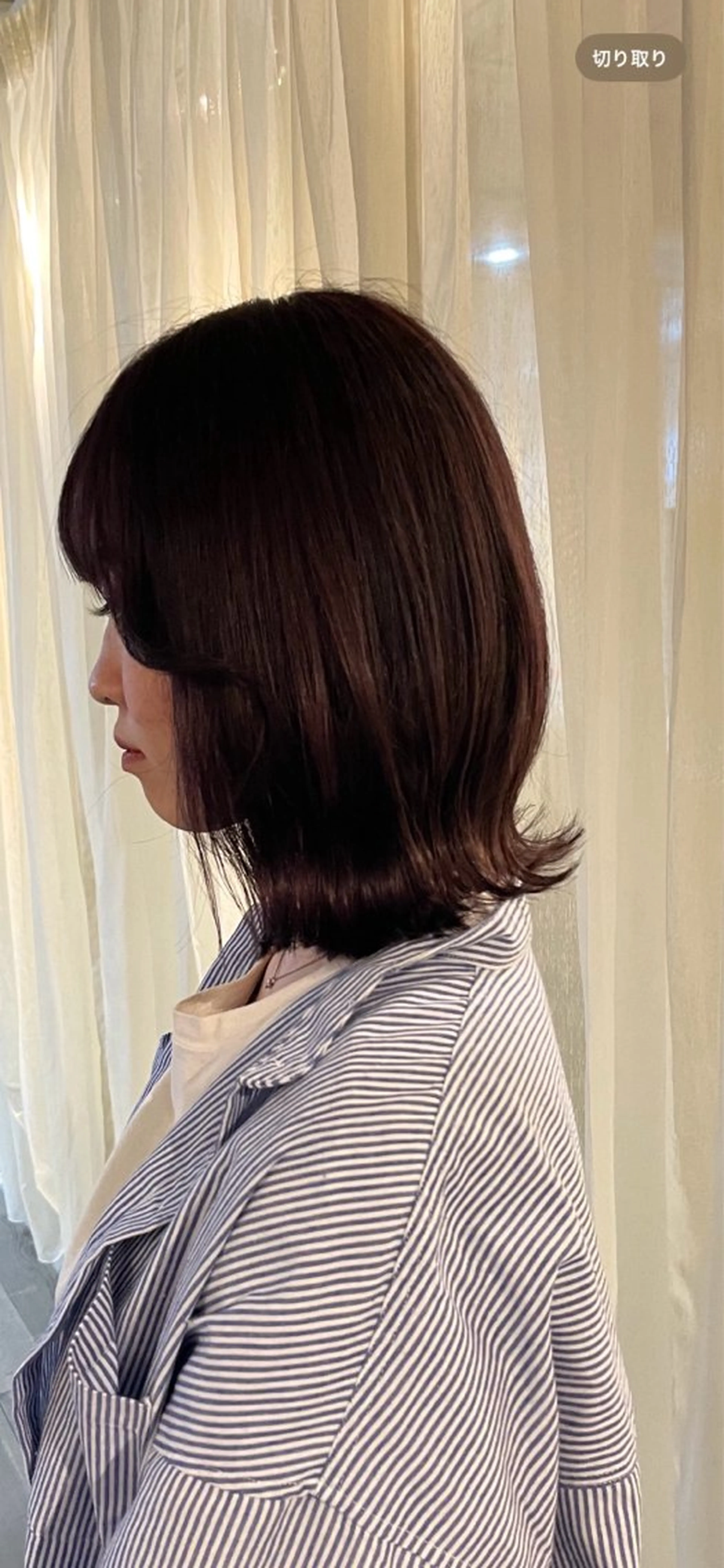 カラー ラベンダーカラー niuniu所属・萩原 見咲のヘアスタイル