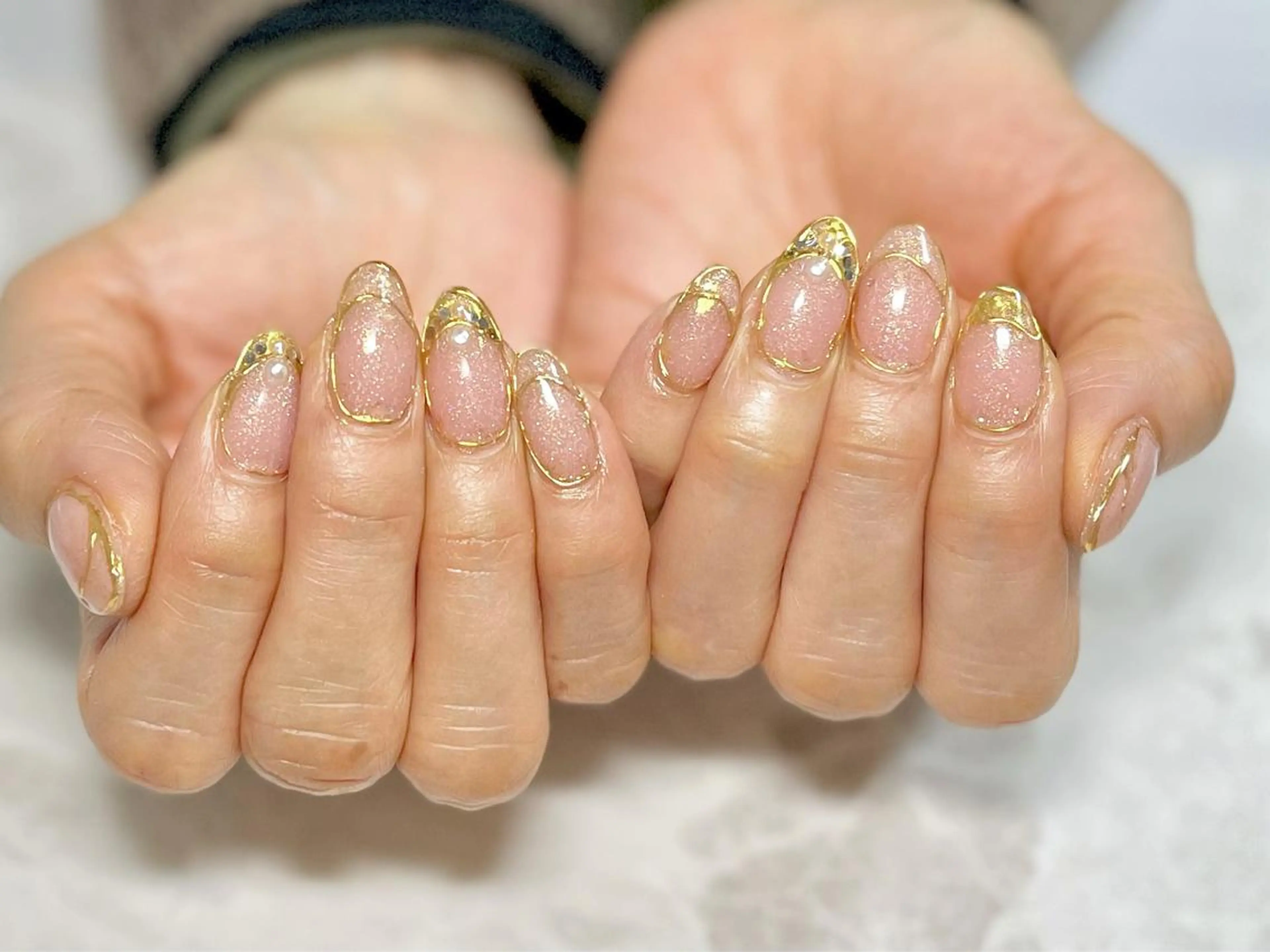 ネイル フットネイル ミラーネイル ニュアンスネイル シンプルネイル 春ネイル ネイル フフラ所属・nail fufla ♡yamane♡のネイルデザイン