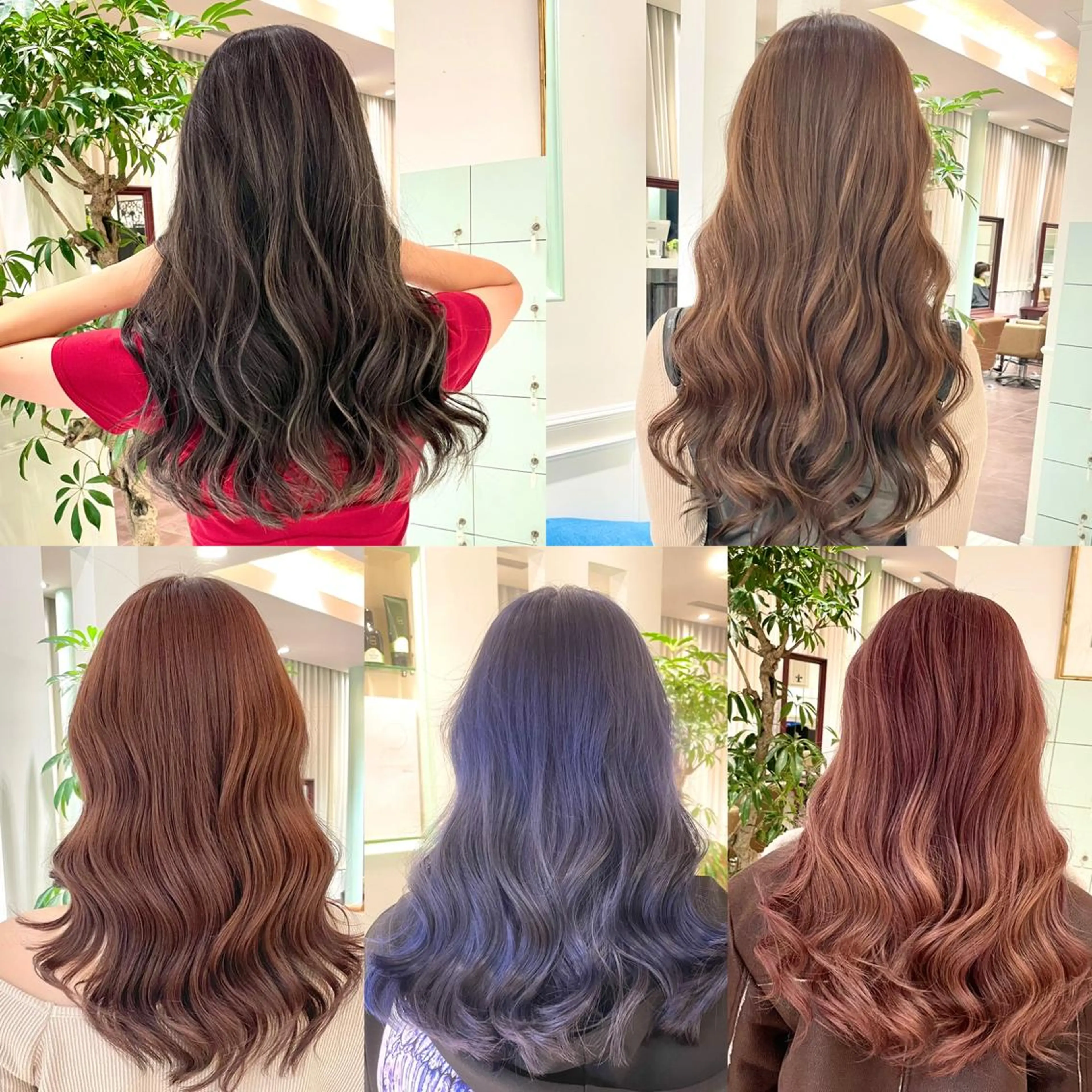 セミロング カラー ヘアアレンジ 🧸ハイトーン🧸 ゆっきー🧸のヘアスタイル
