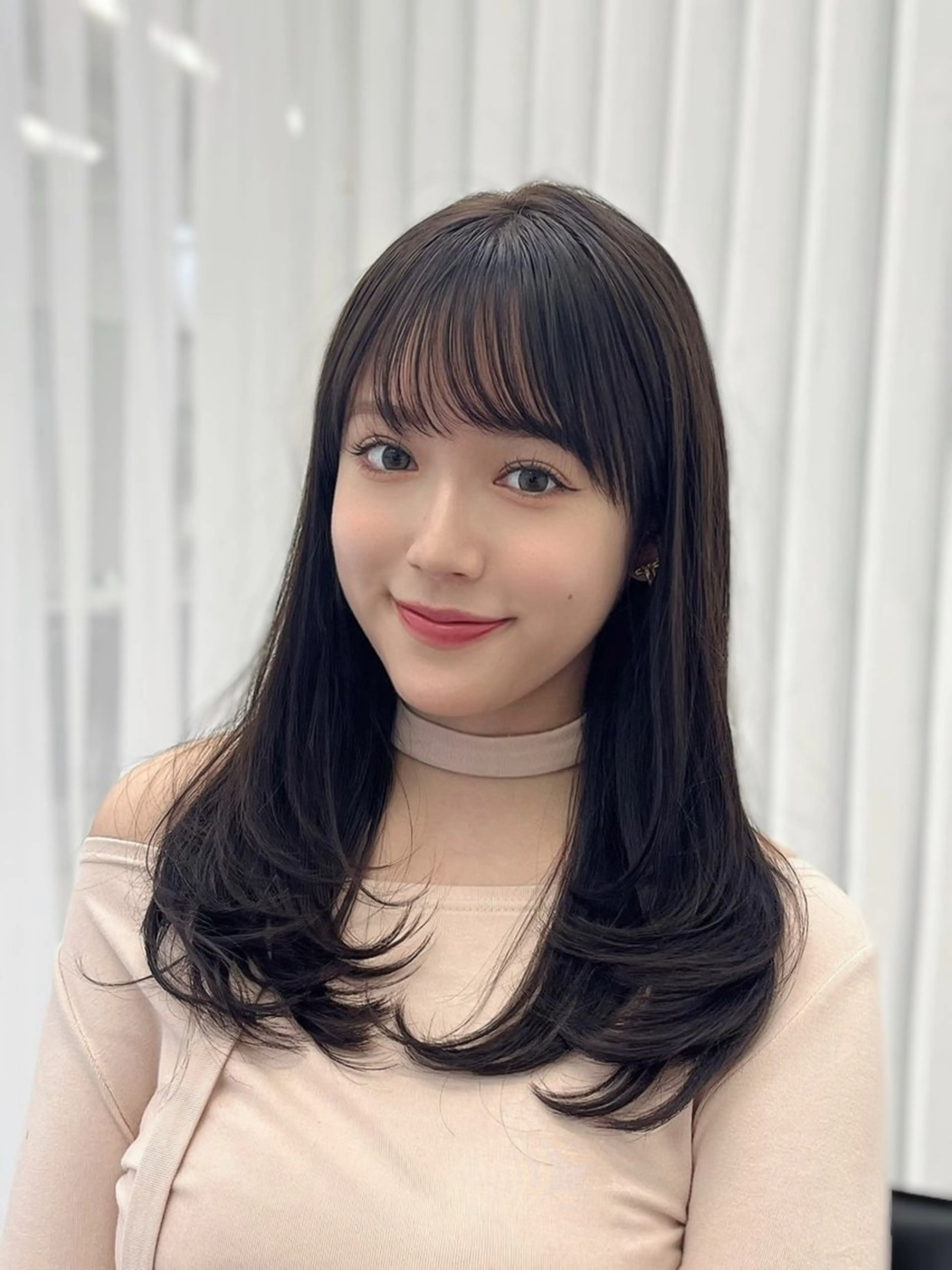 セミロング カラー パーマ ヘアアレンジ メンズ レイヤーカット 韓国ヘア×顔まわり 🇰🇷和知拓郎のヘアスタイル