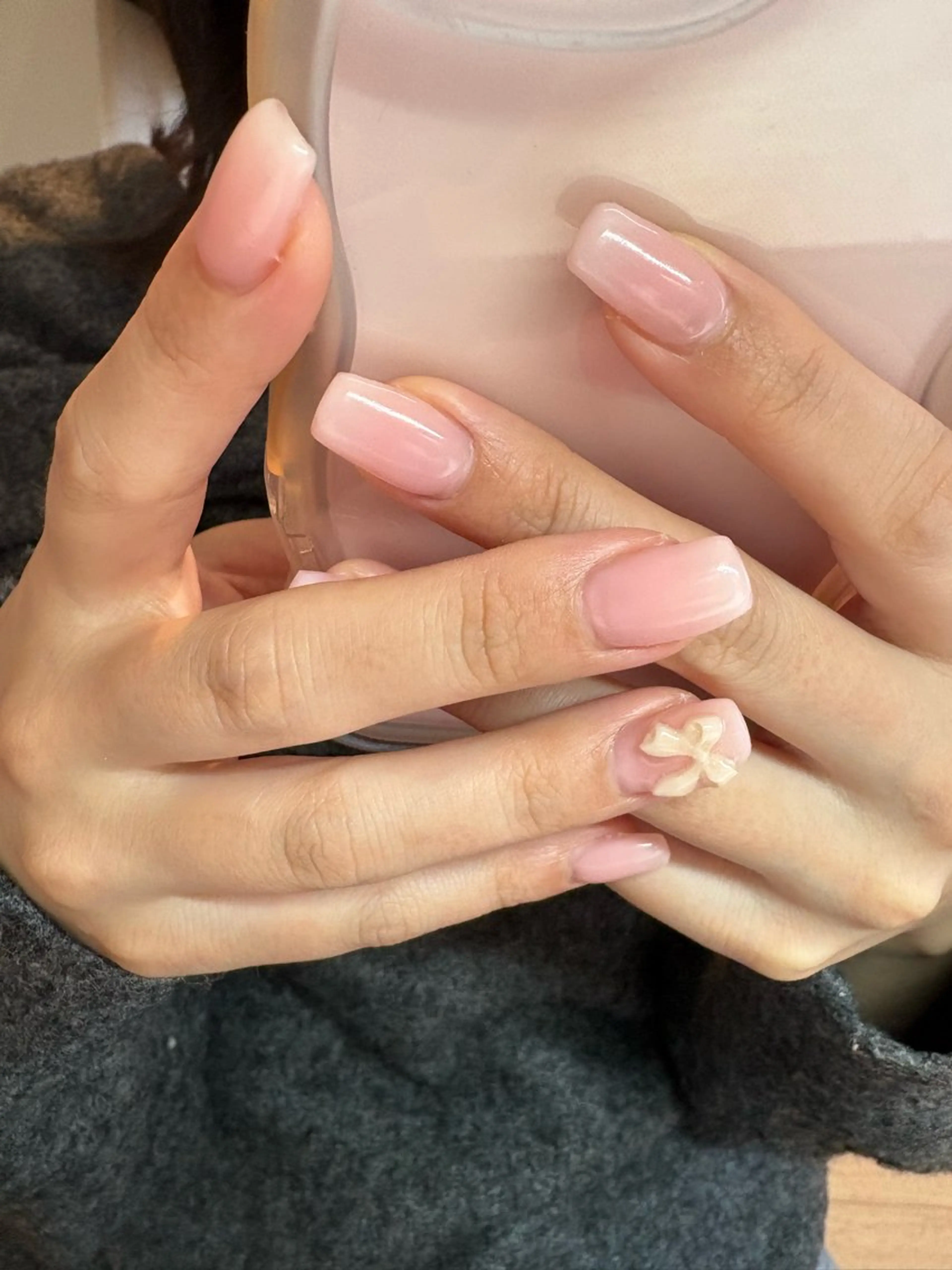 ネイル リボン ハンドネイル share＋honmachi所属・rn__nail ♡のネイルデザイン