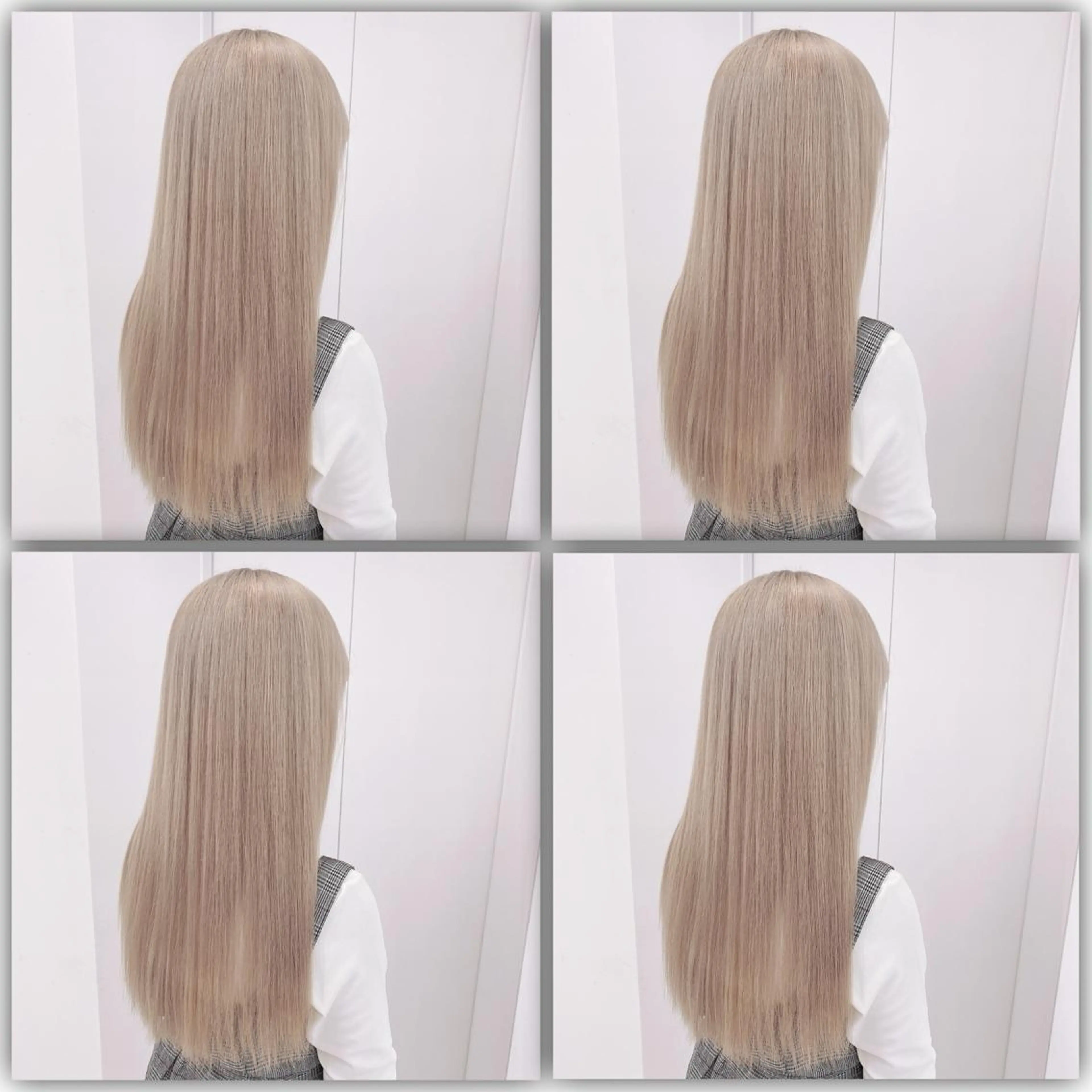 ロング カラー ケアブリーチ 韓国レイヤーKYONのヘアスタイル