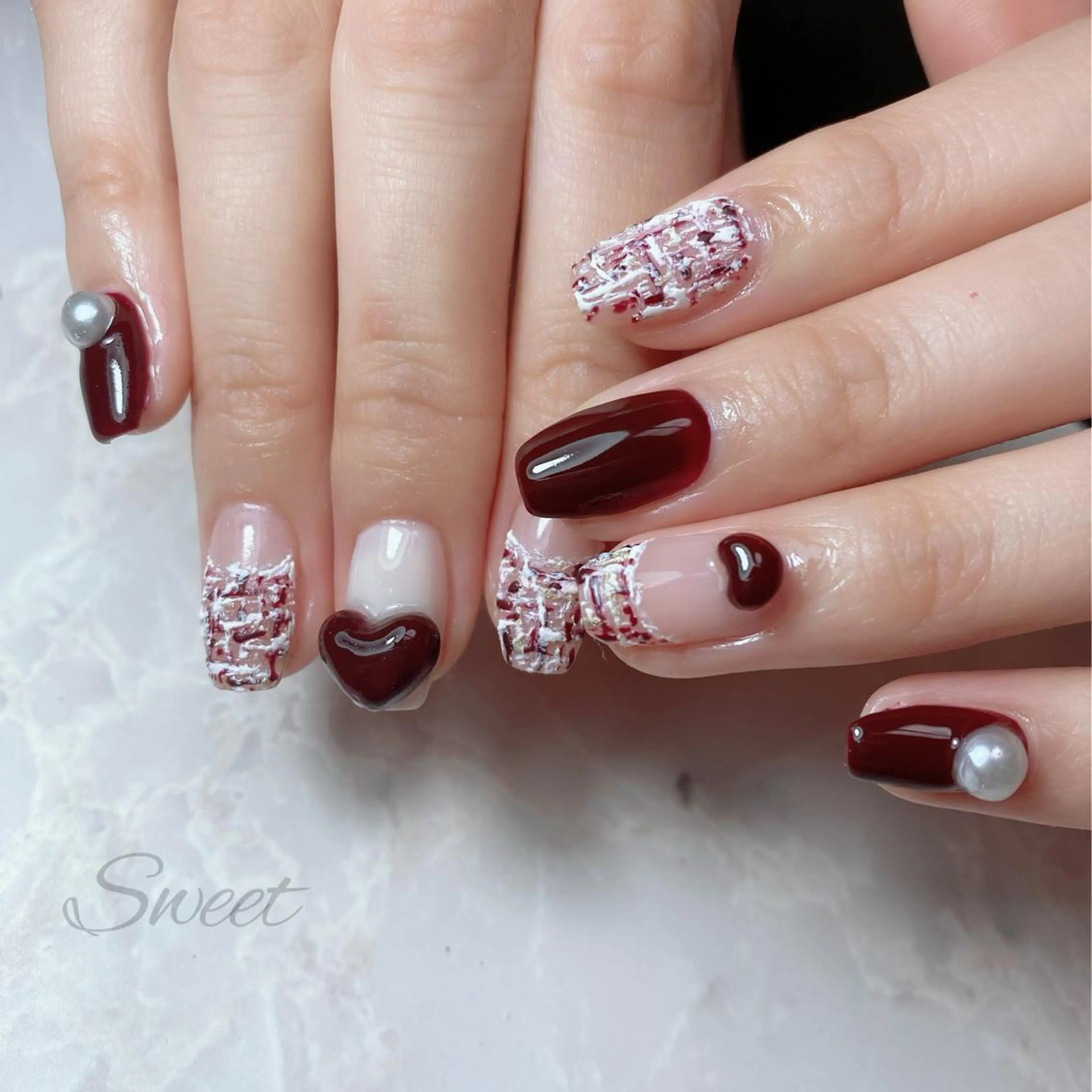 ネイル sweet 仲野陽子のネイルデザイン