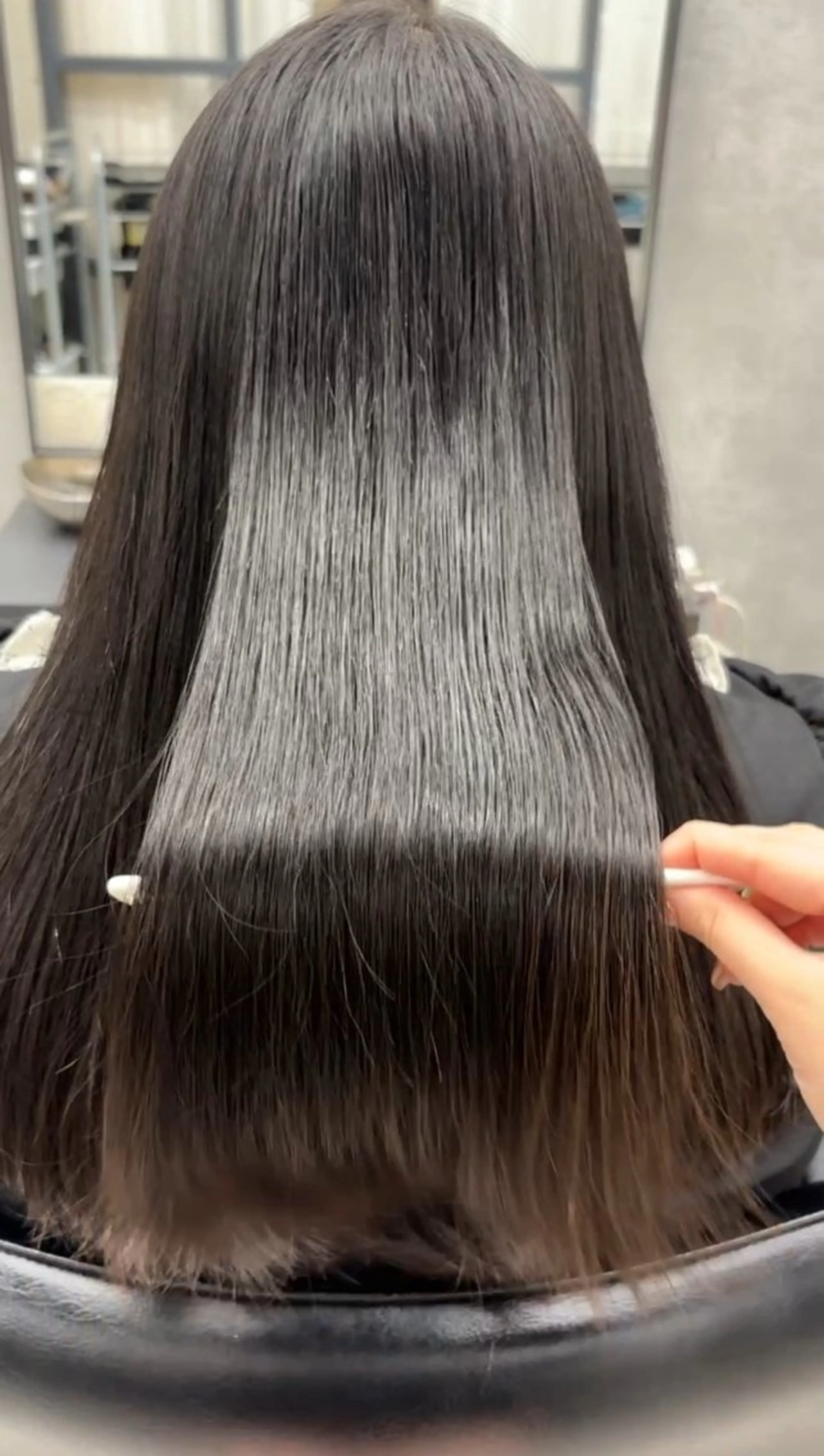 ロング 縮毛矯正 トリートメント 縮毛矯正 宮尾 星夢のヘアスタイル