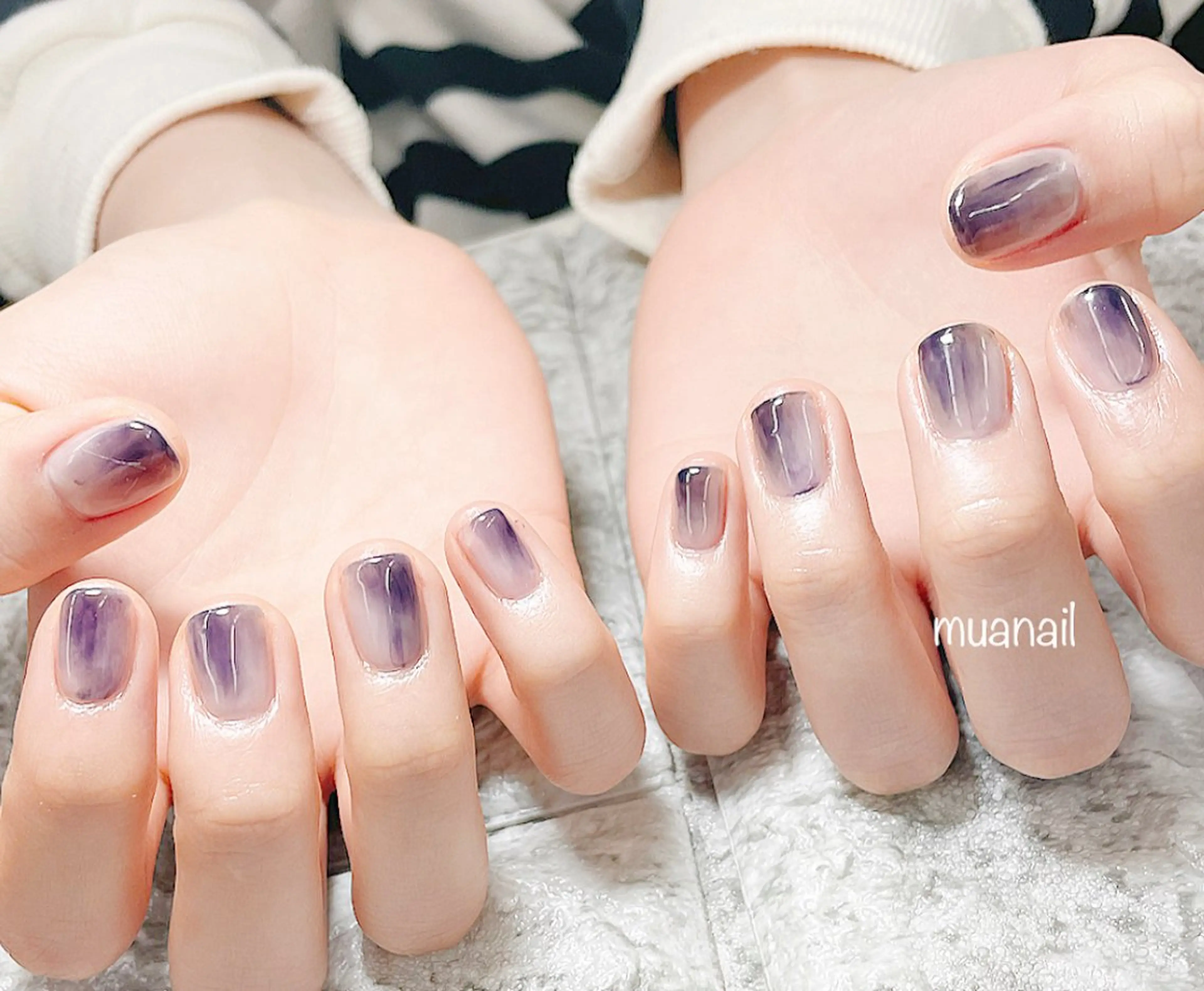 ネイル シンプルネイル ハンドネイル mua nail mikiのネイルデザイン