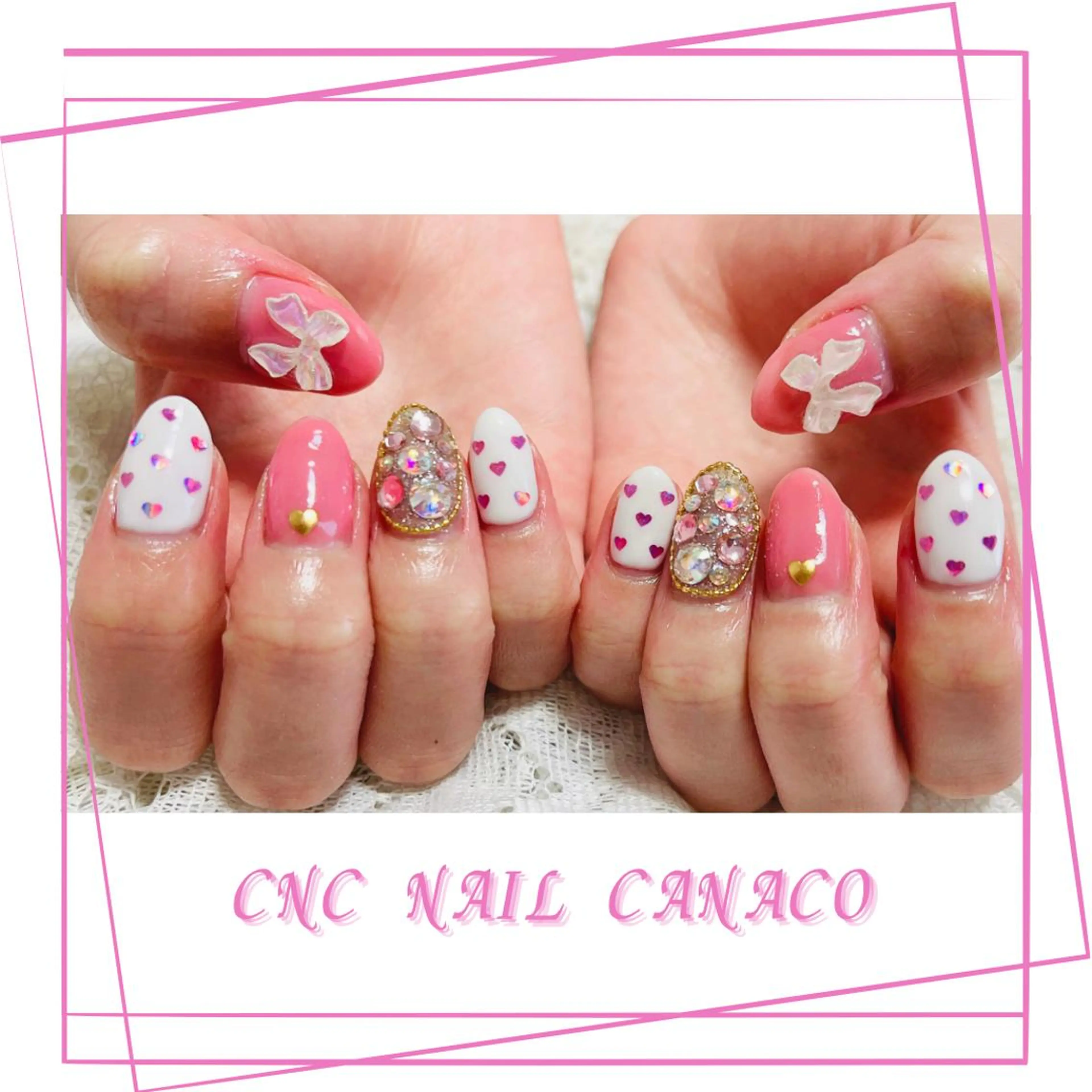 ネイル アートネイル オーロラネイル ジェルネイル ガーリー 氷ネイル・うるうるネイル Felice所属・ベテランネイル cnc  nailのネイルデザイン